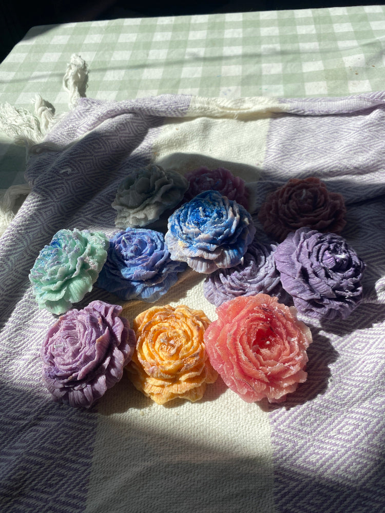 Flower candles