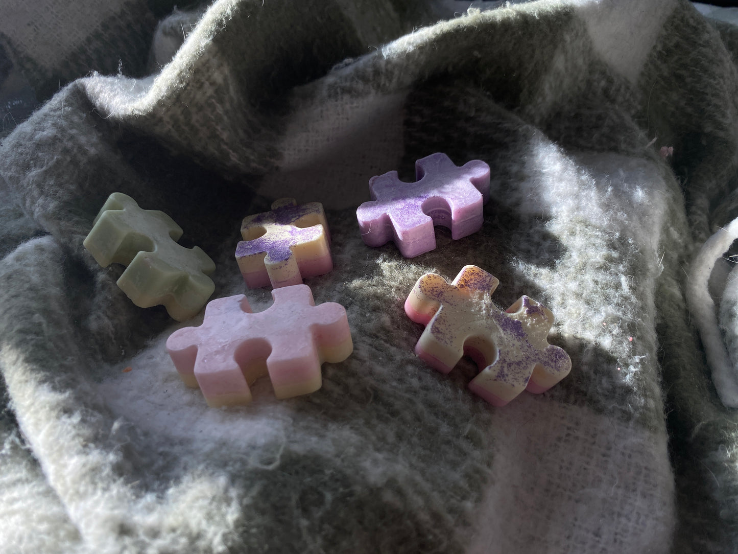 Jigsaw puzzle wax melts (5 pieces)