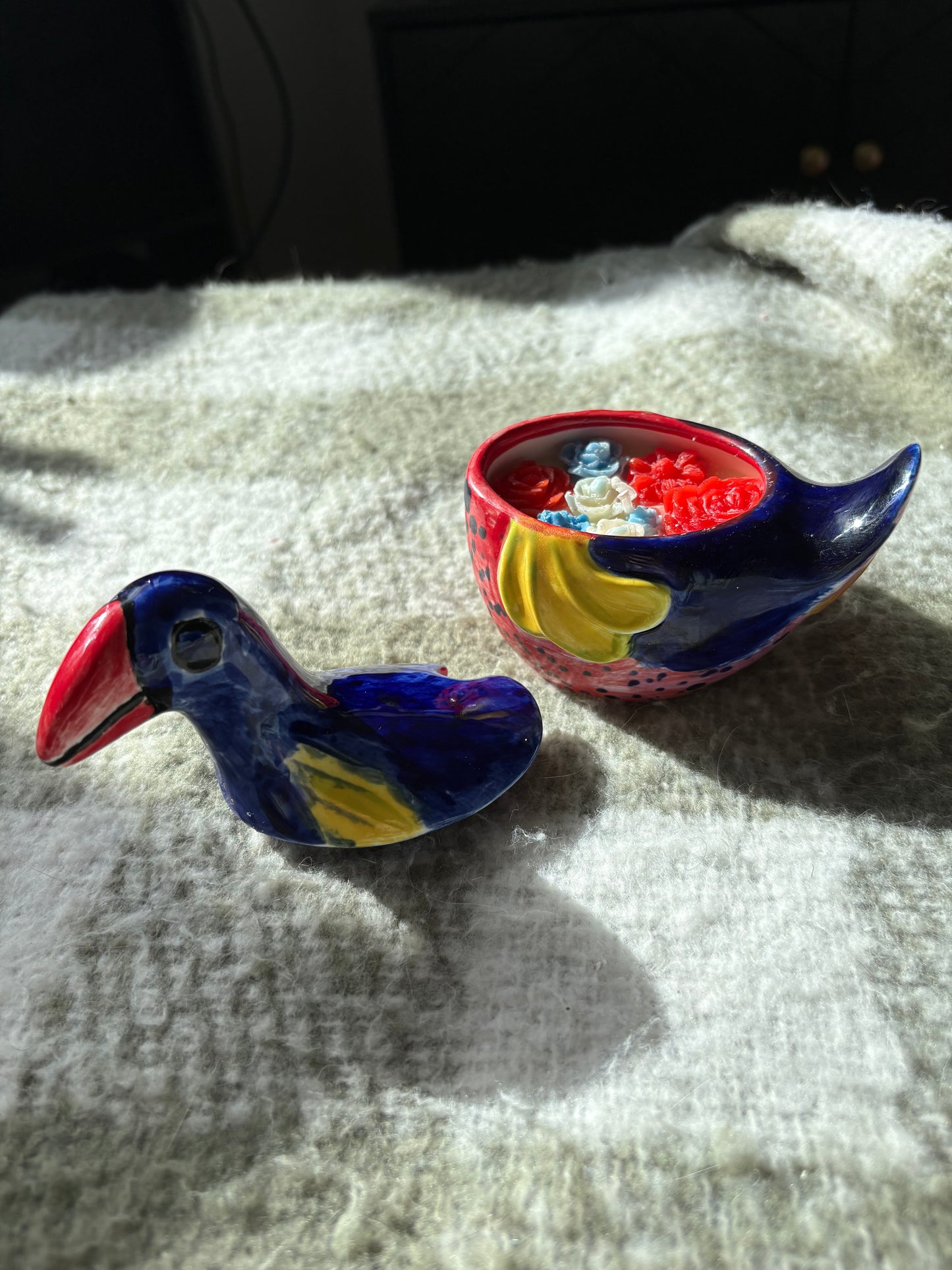 Pūkeko candle