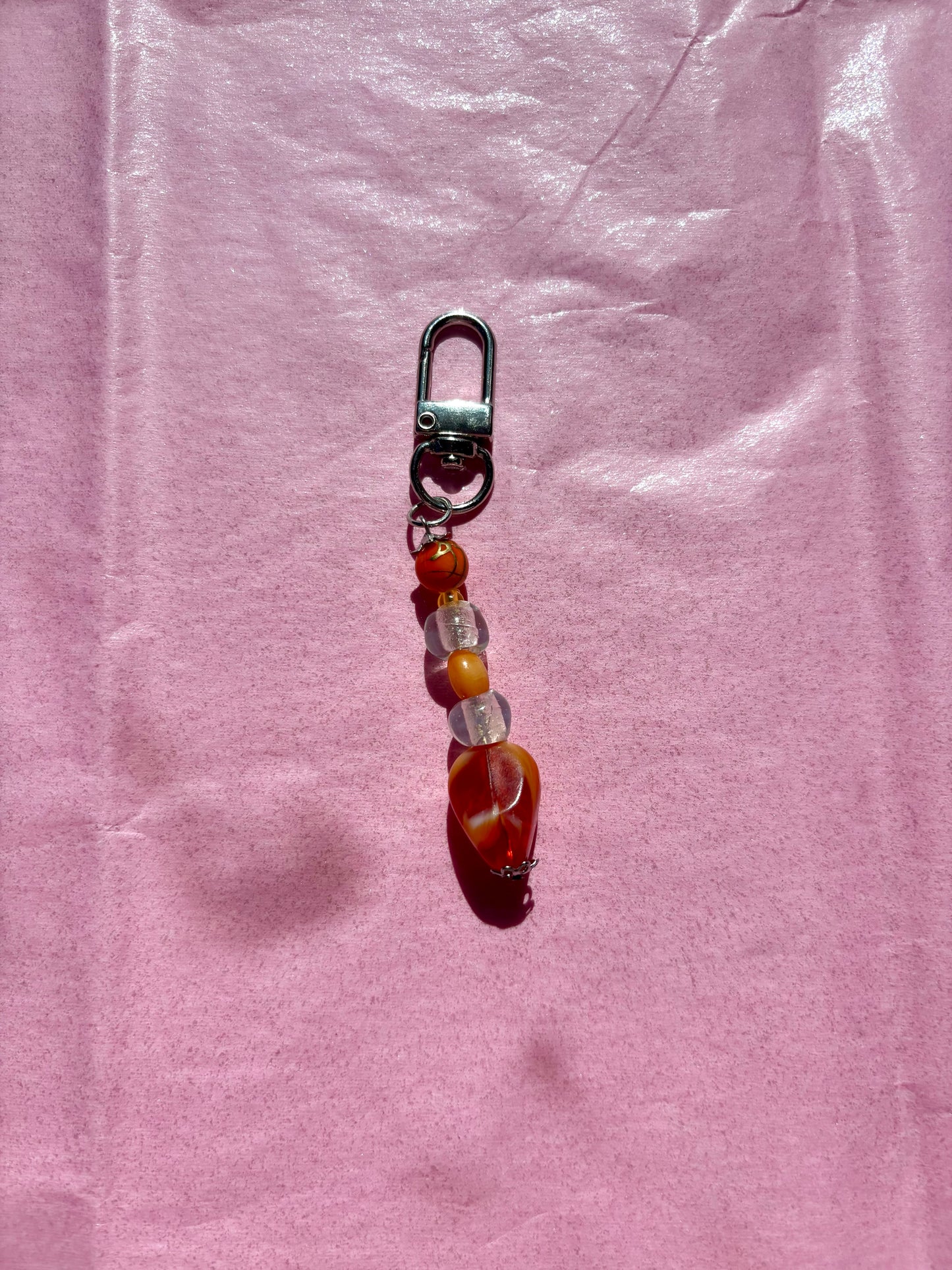Mini clip keychain | Orange
