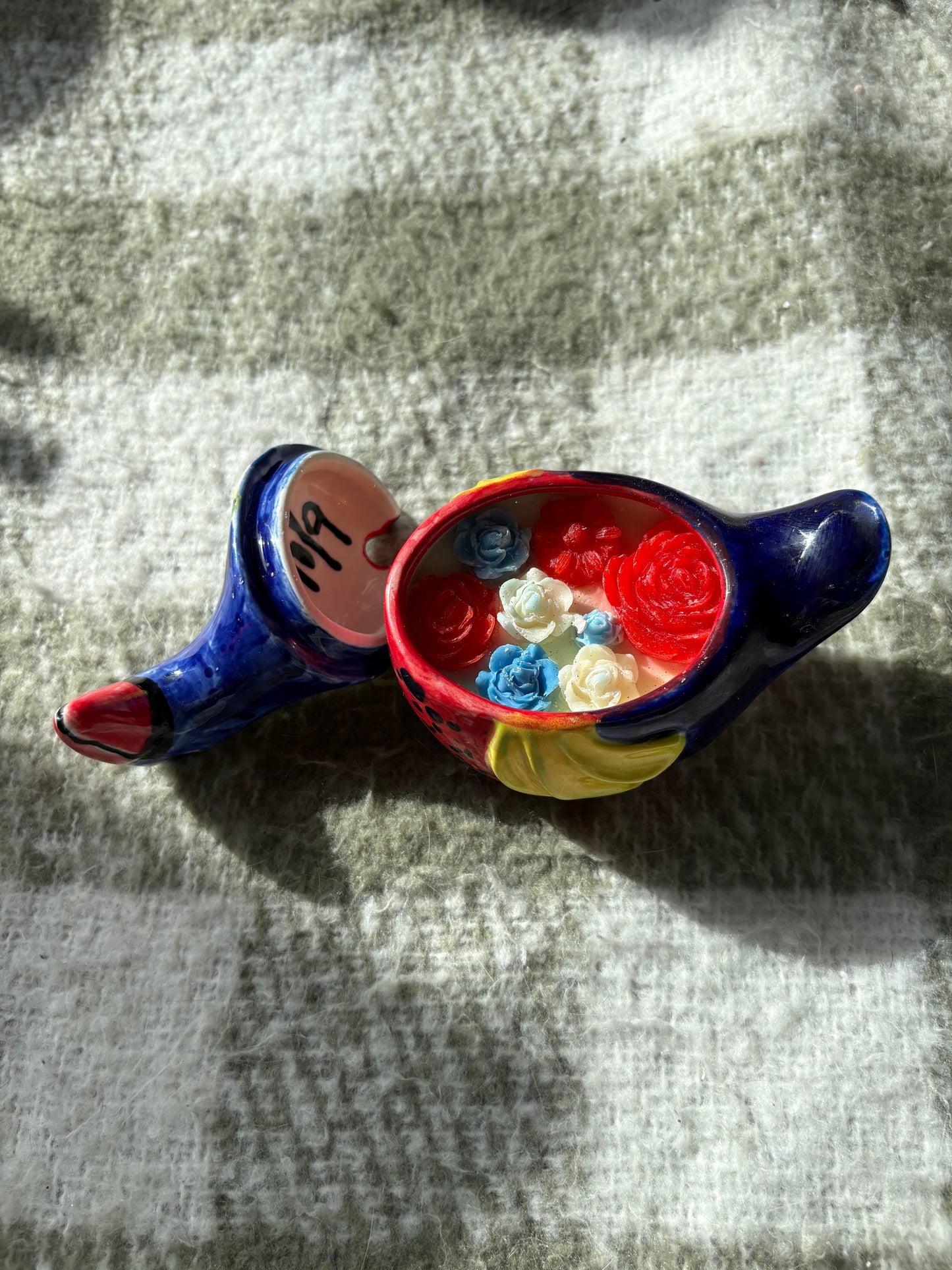 Pūkeko candle