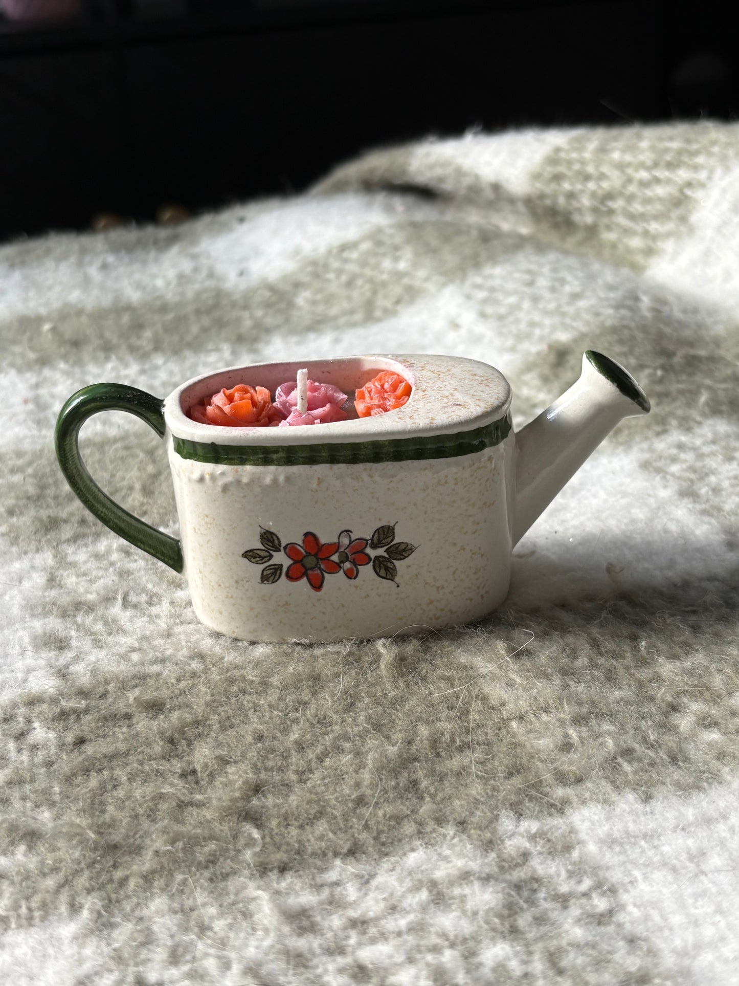 Watering can candle
