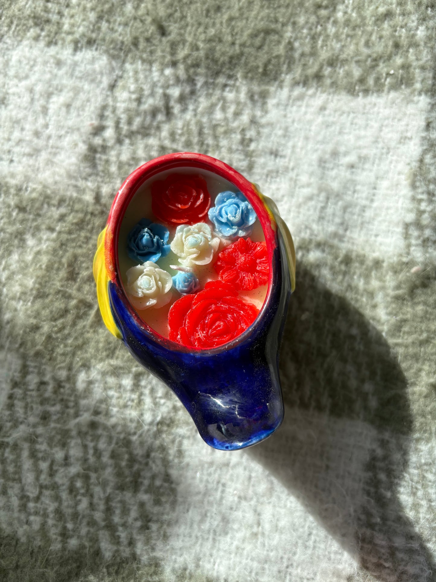 Pūkeko candle