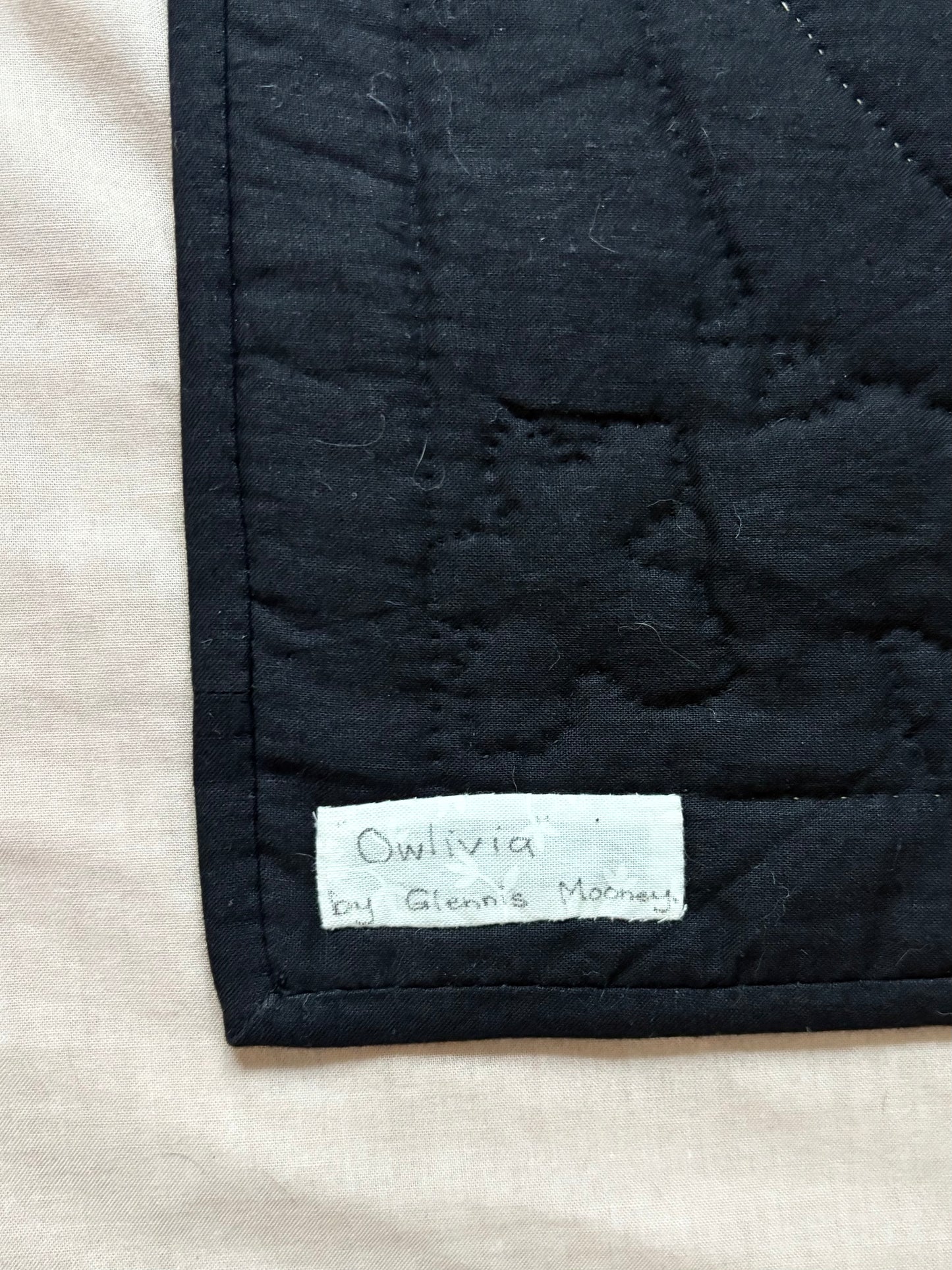 “Owlivia” Handmade Quilt Wall Hanging