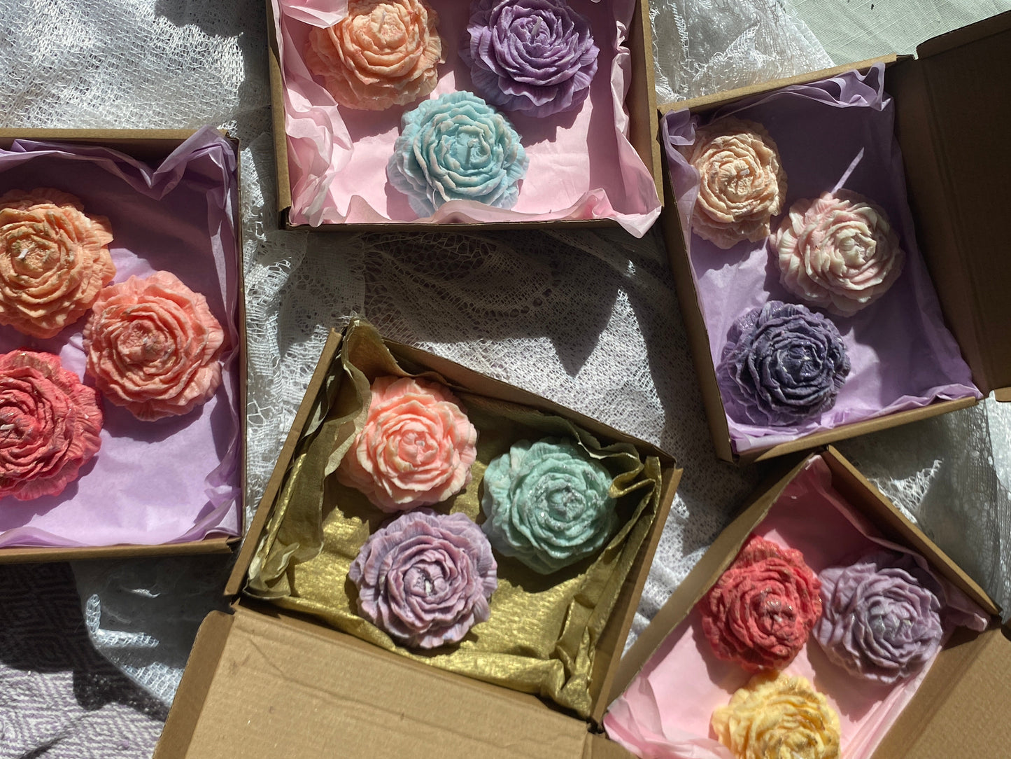 Flower candle gift box 🩷