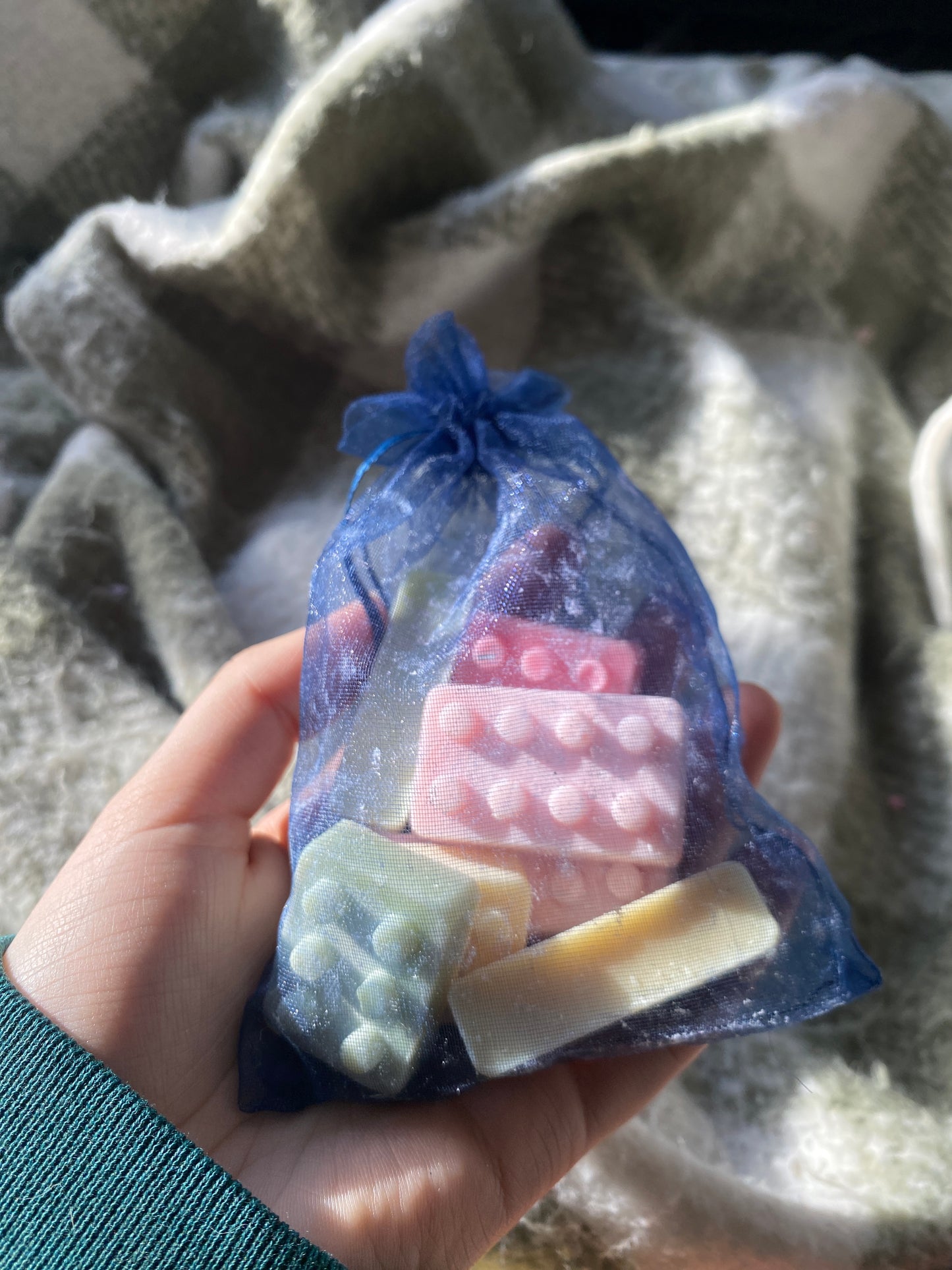 “Lego" brick wax melts (8 pieces)