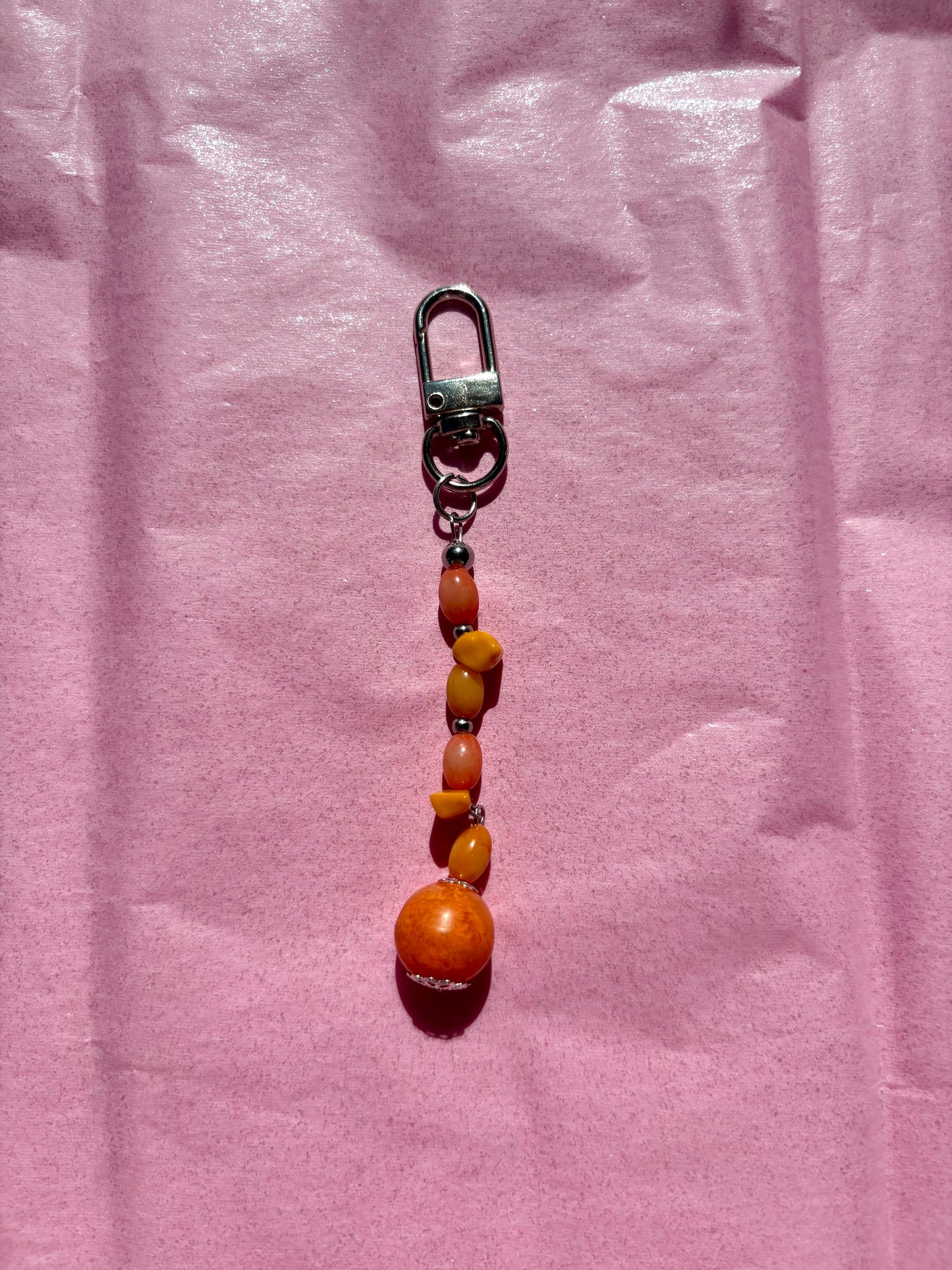 Mini clip keychain | Orange
