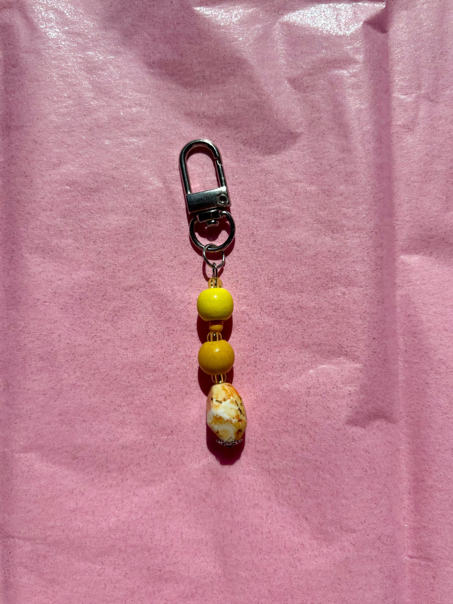 Mini clip keychain | Yellow