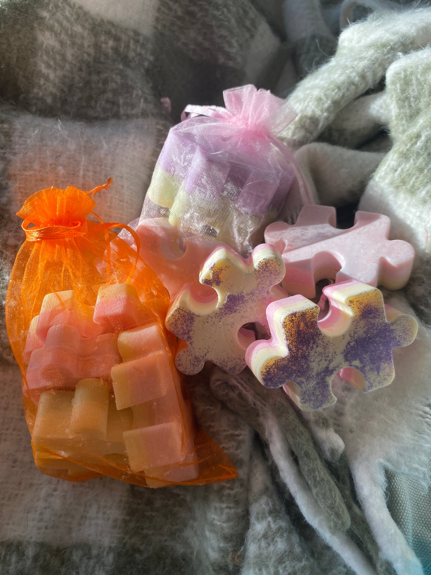 Jigsaw puzzle wax melts (5 pieces)