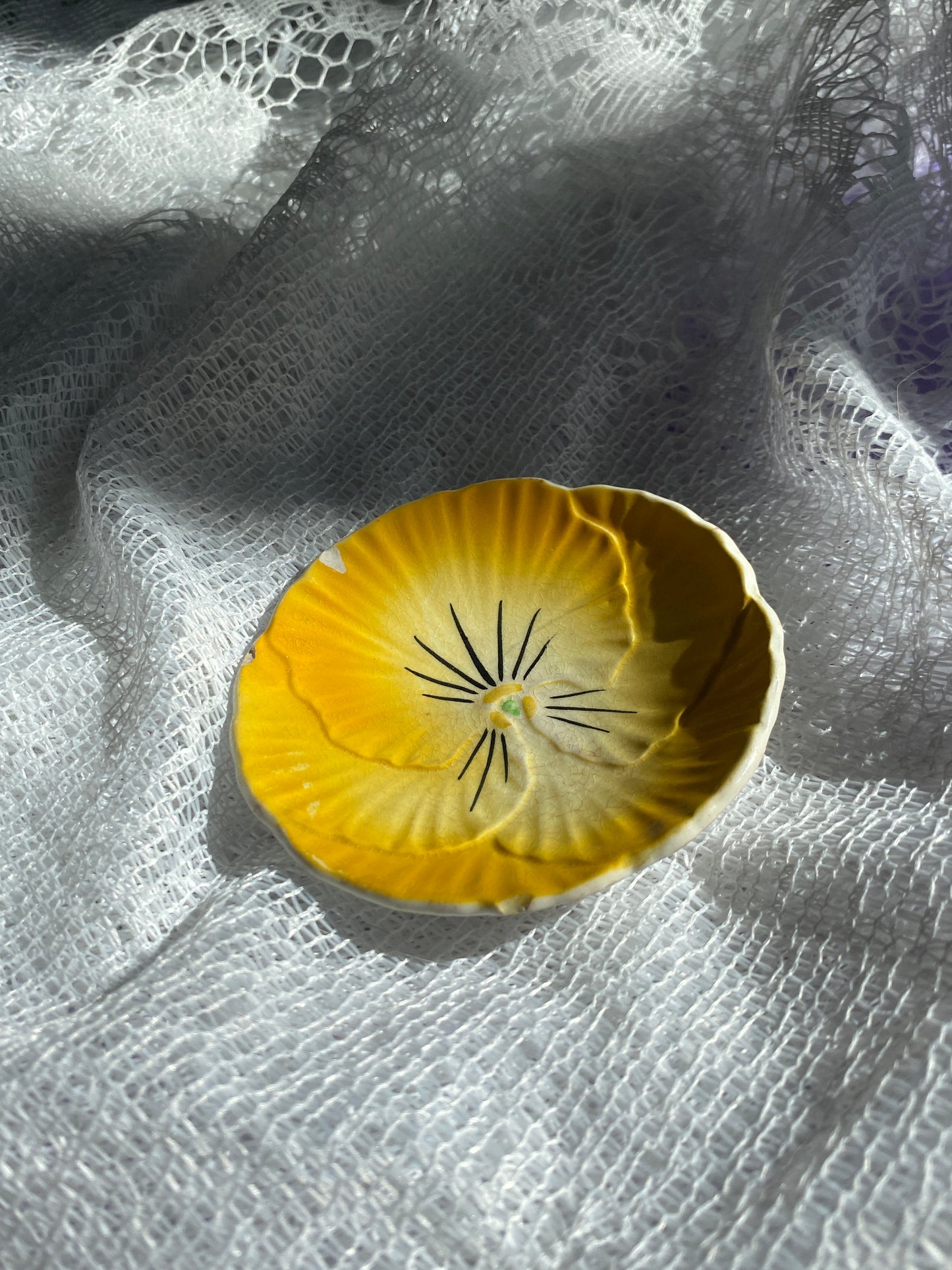 Magnet - Yellow pansy