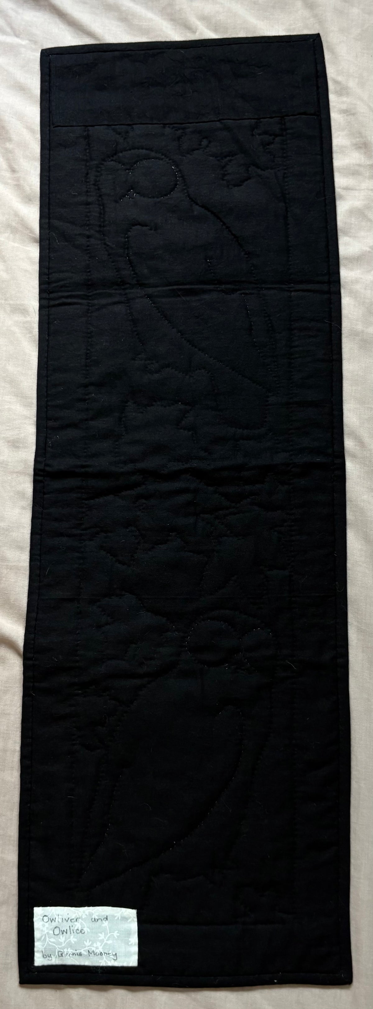 “Owliver and Owlice” Handmade Quilt Wall Hanging
