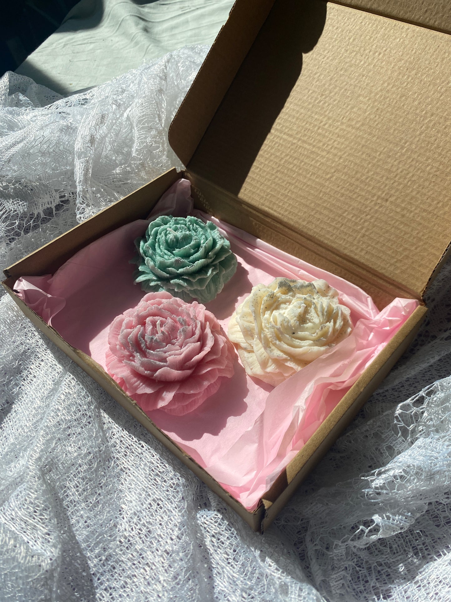 Flower candle gift box 🩷