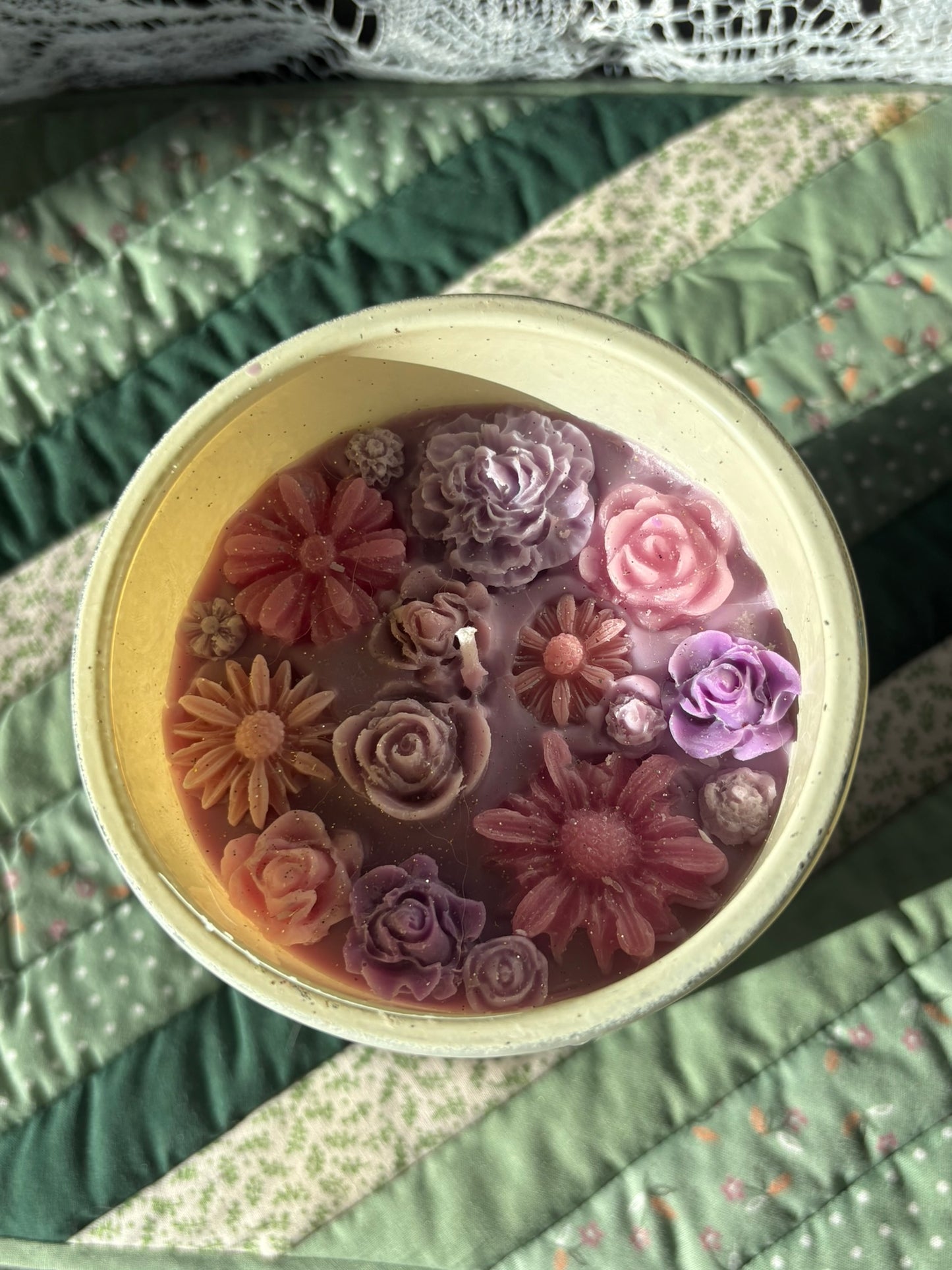 Upcycled candle