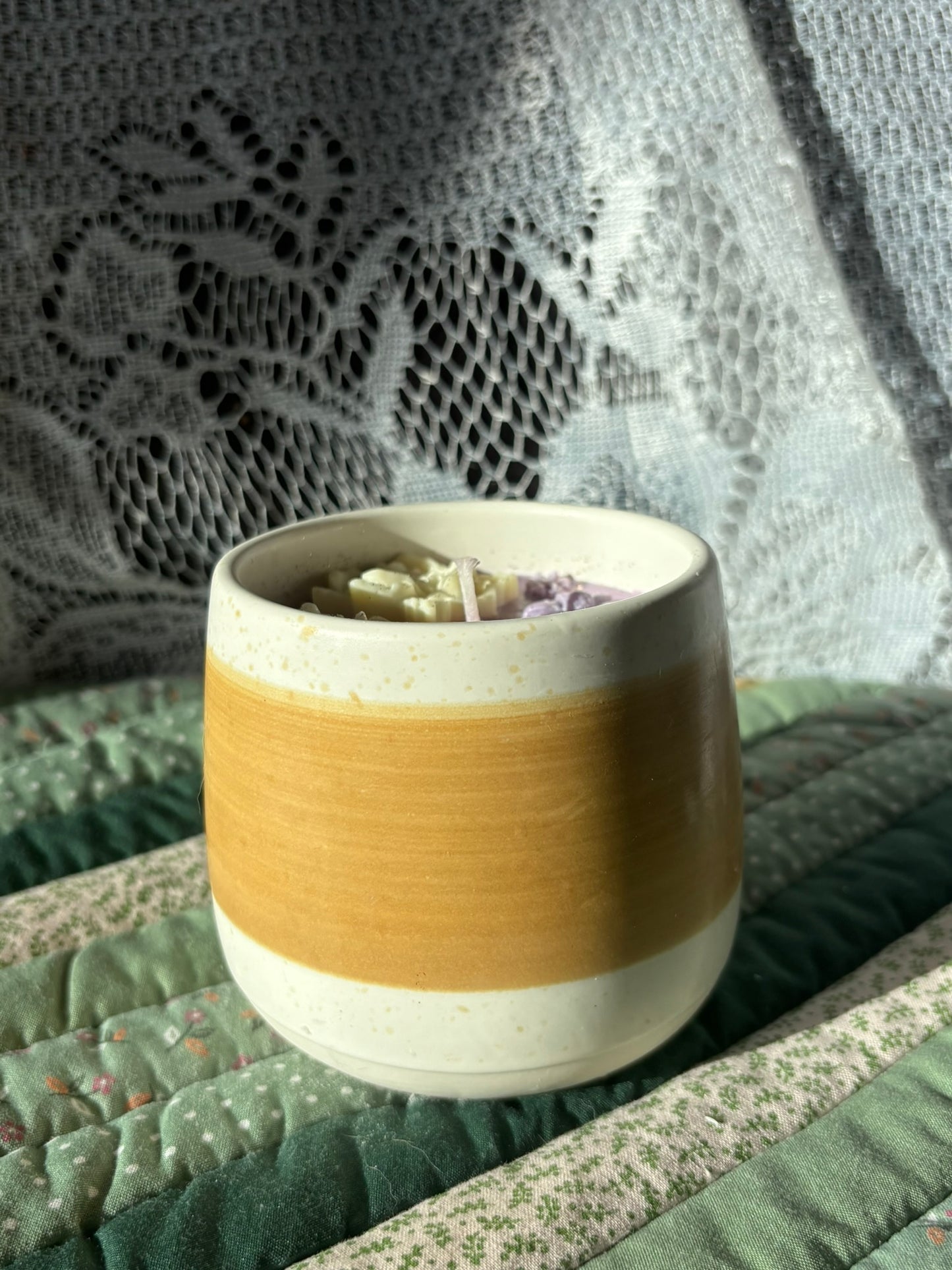 Upcycled candle