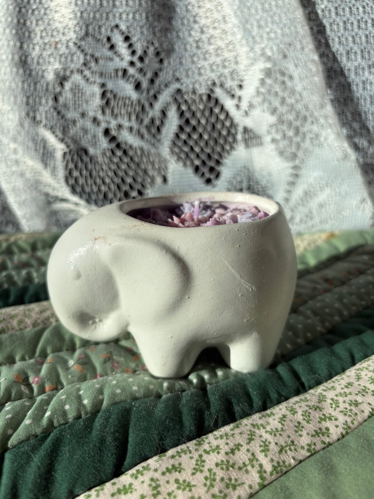 Elephant candle