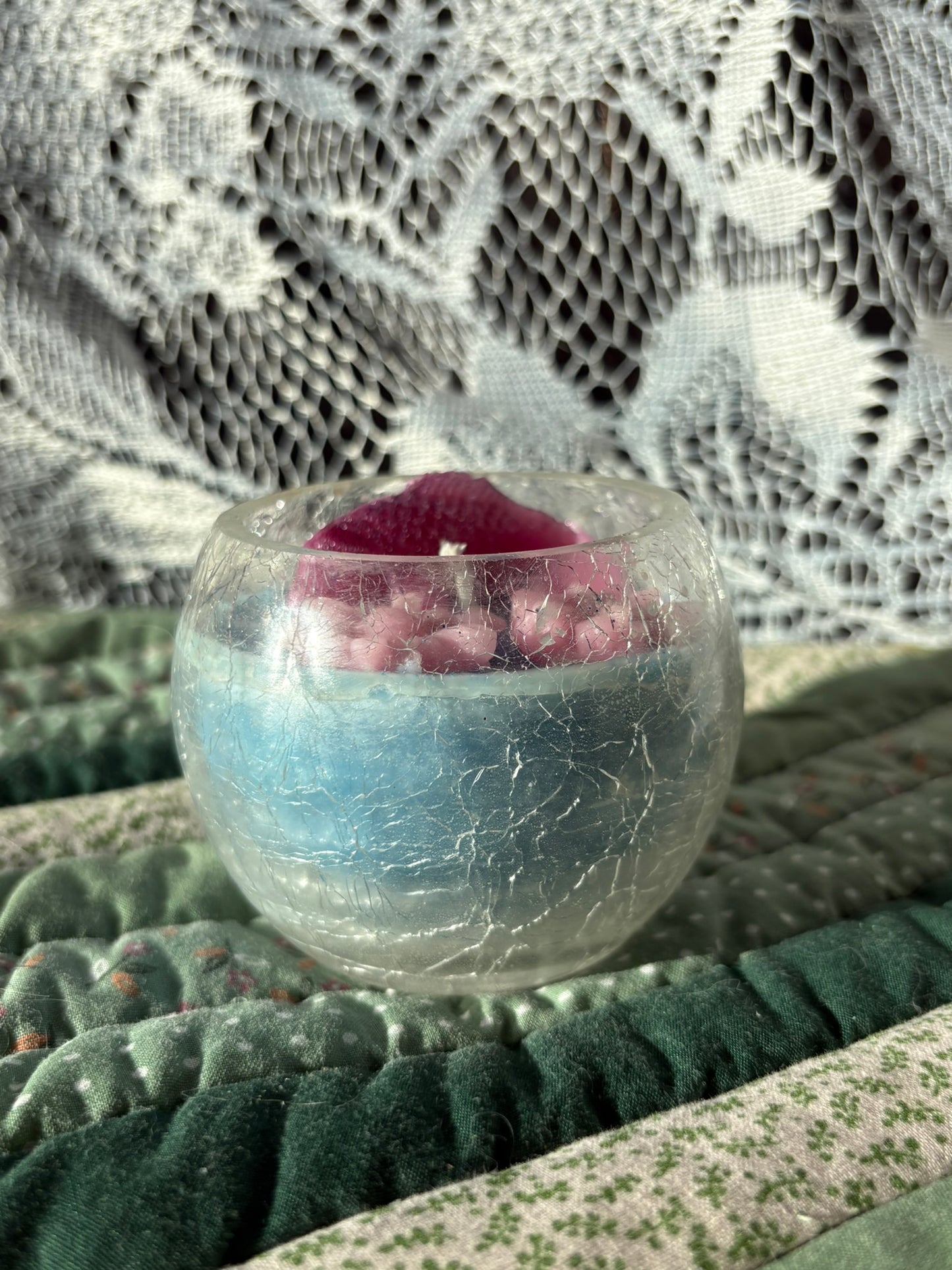 Fish bowl candle