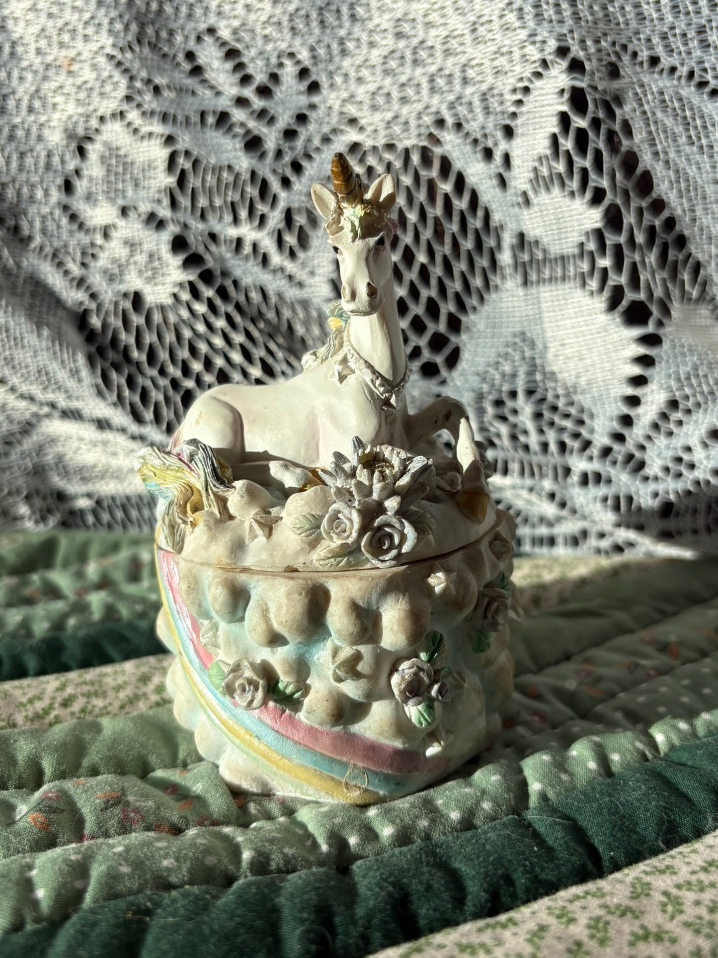Unicorn candle