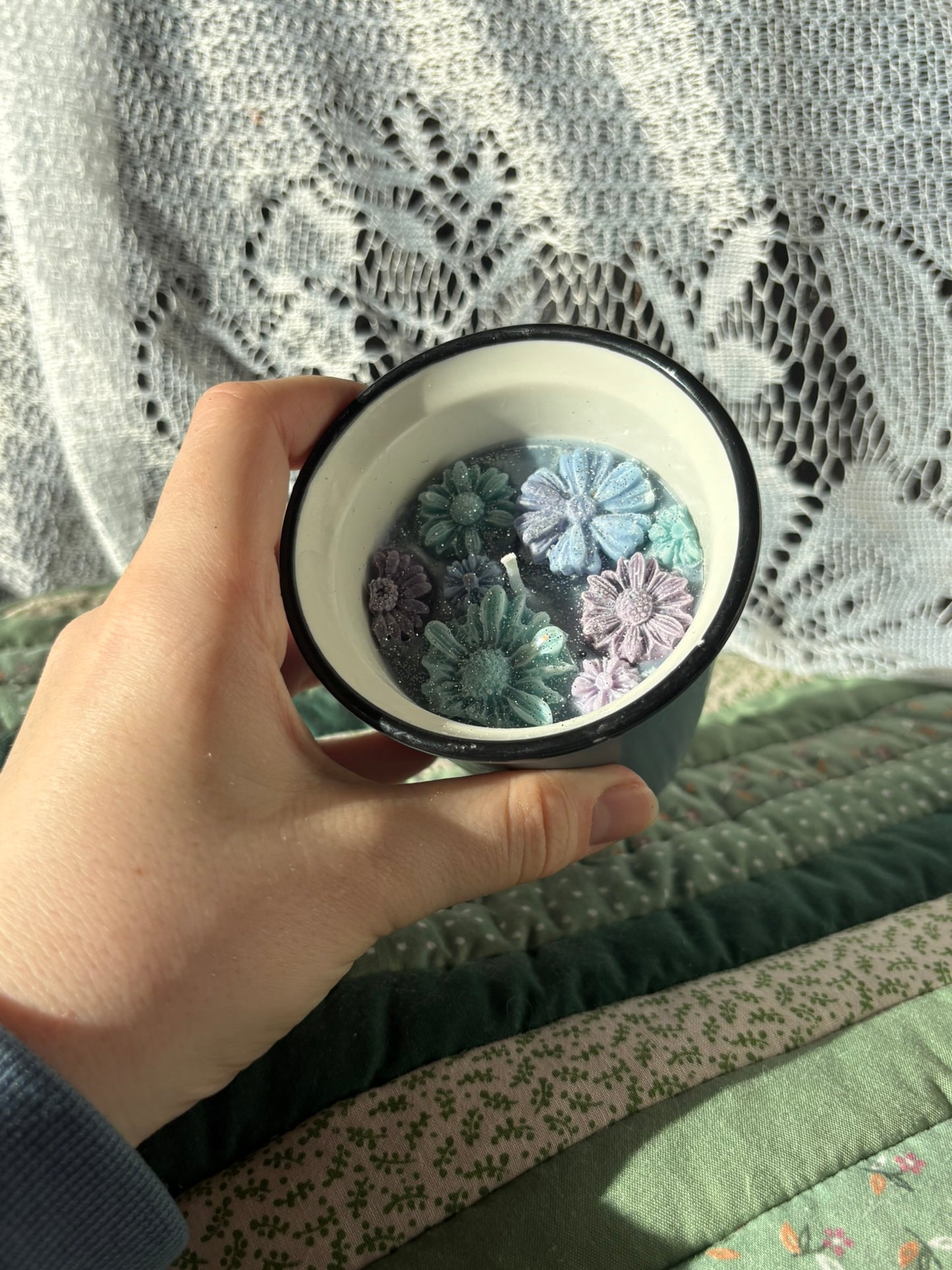Upcycled candle