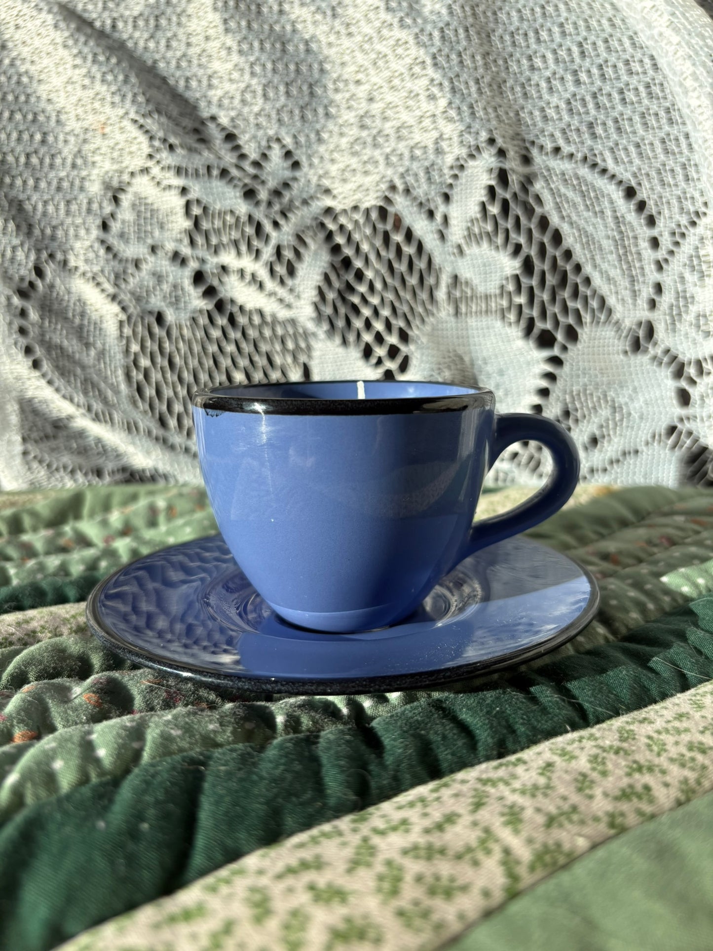 Upcycled teacup candle