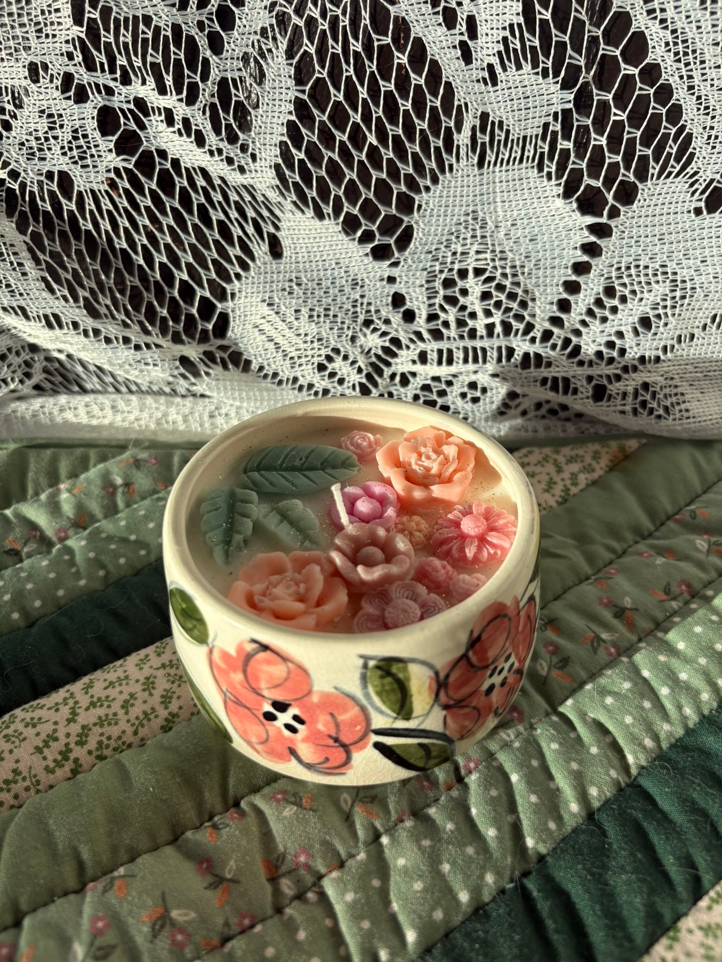 Upcycled candle
