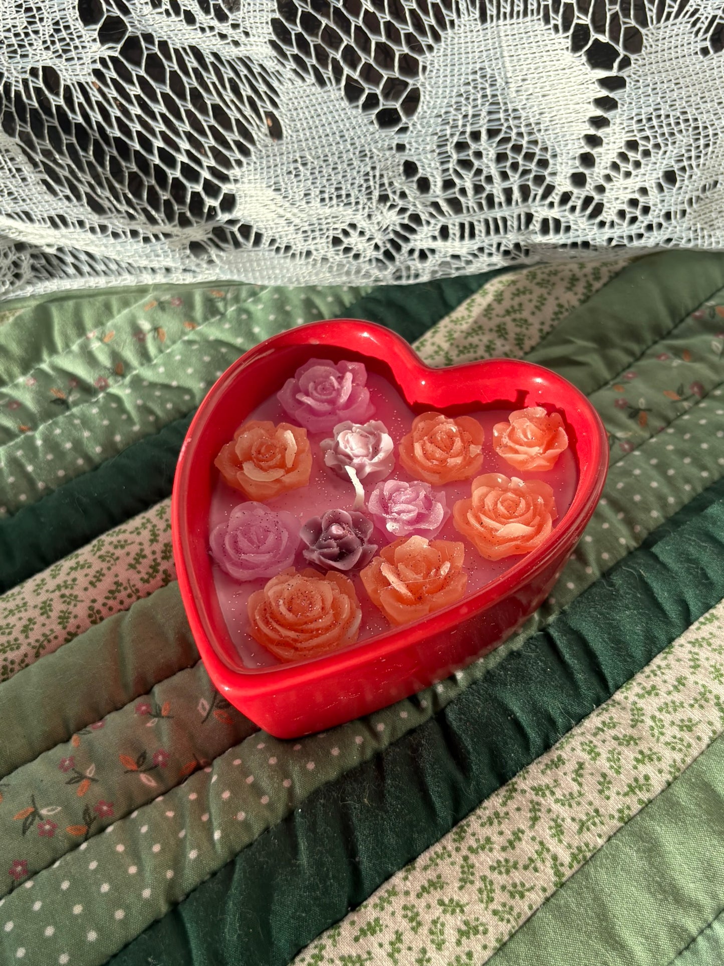 Heart candle