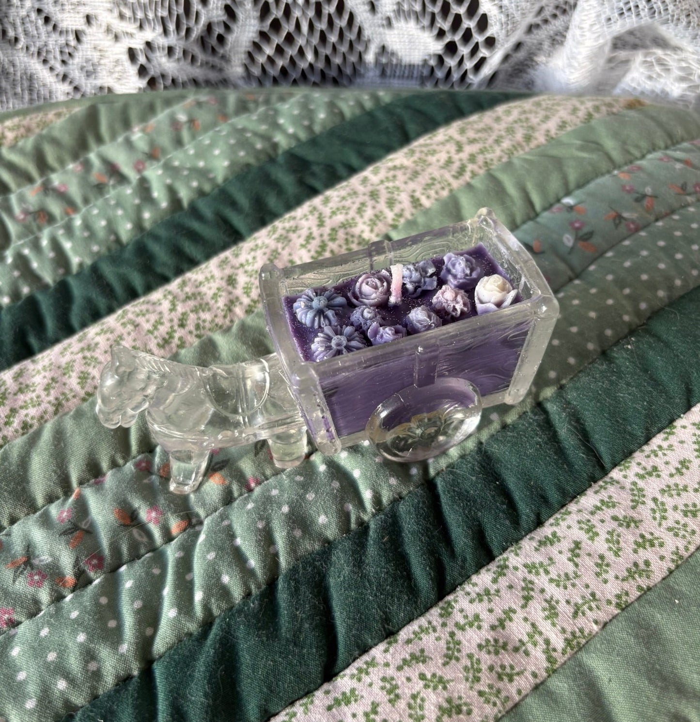 Upcycled mini candle