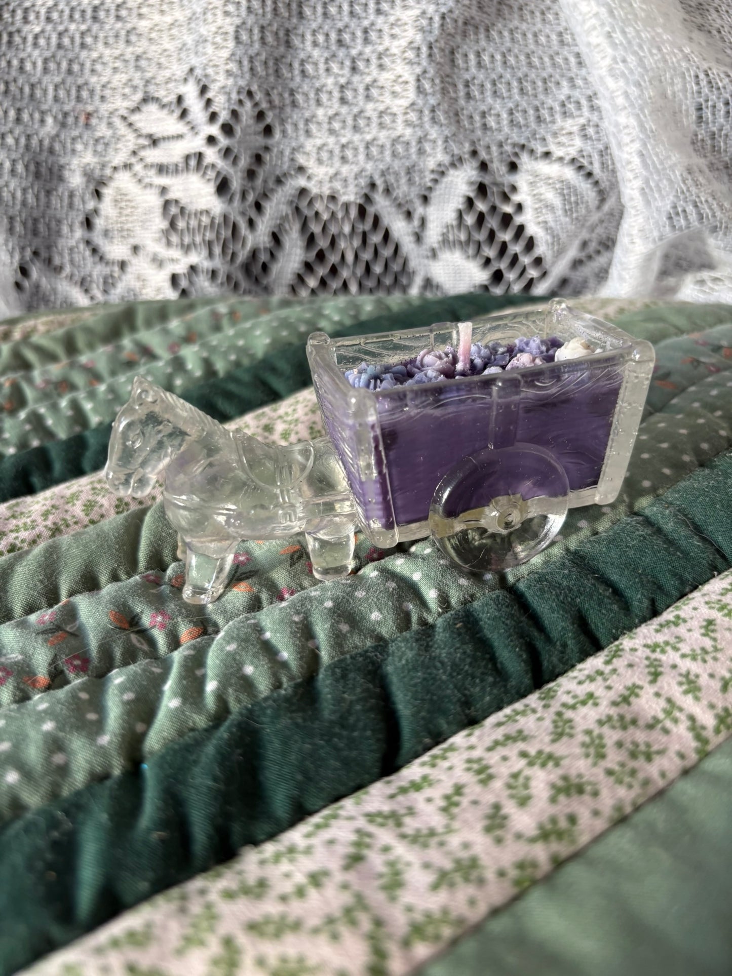 Upcycled mini candle