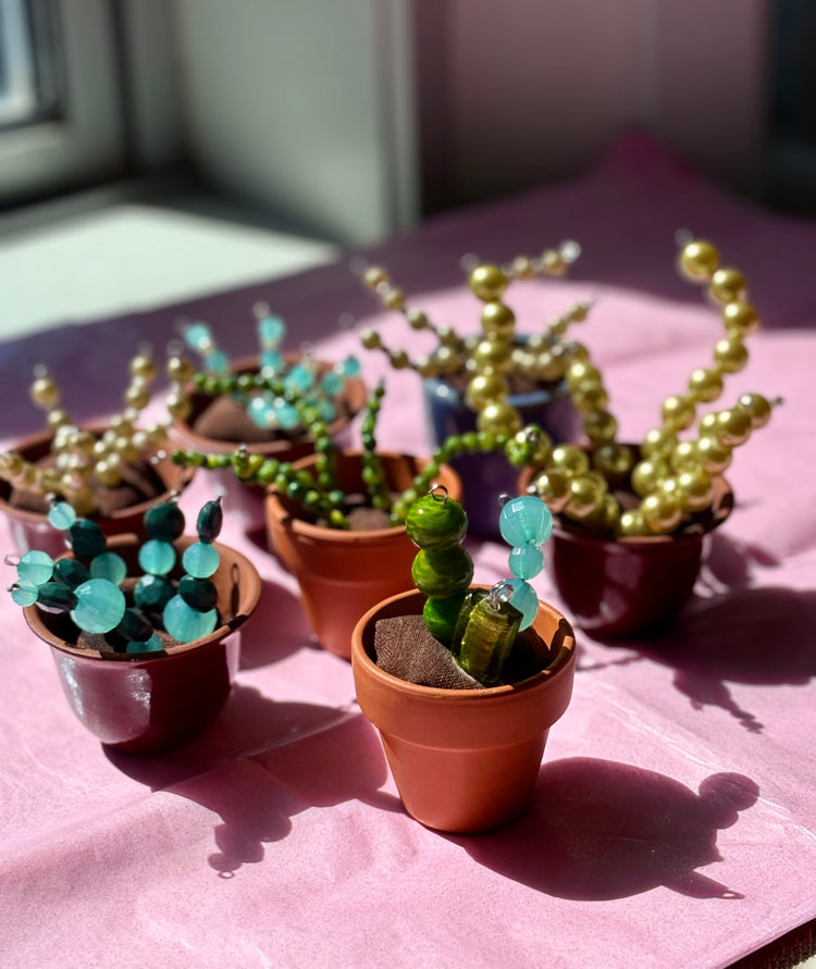 Beaded Pot Plants