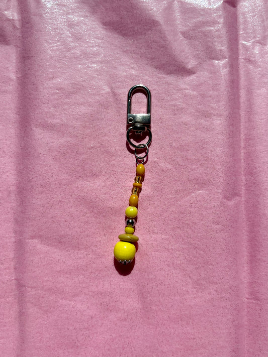 Mini clip keychain | Yellow