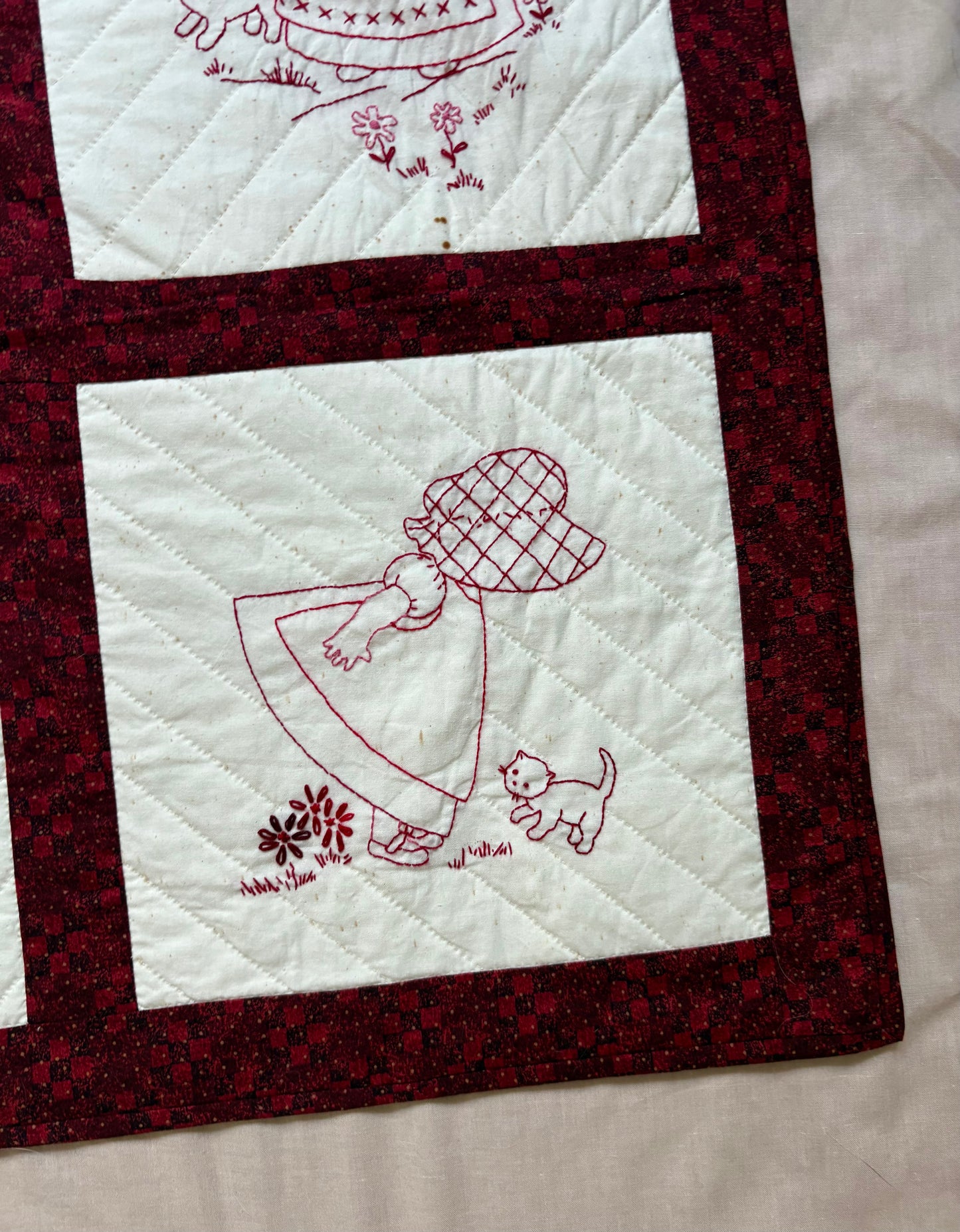 “Red Girls” Handmade Quilt Wall Hanging