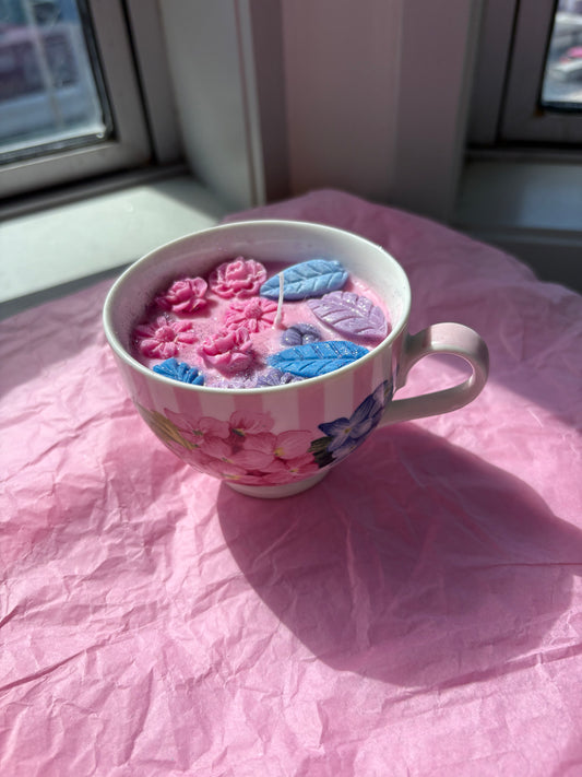 Upcycled Scented Candle | Teacup