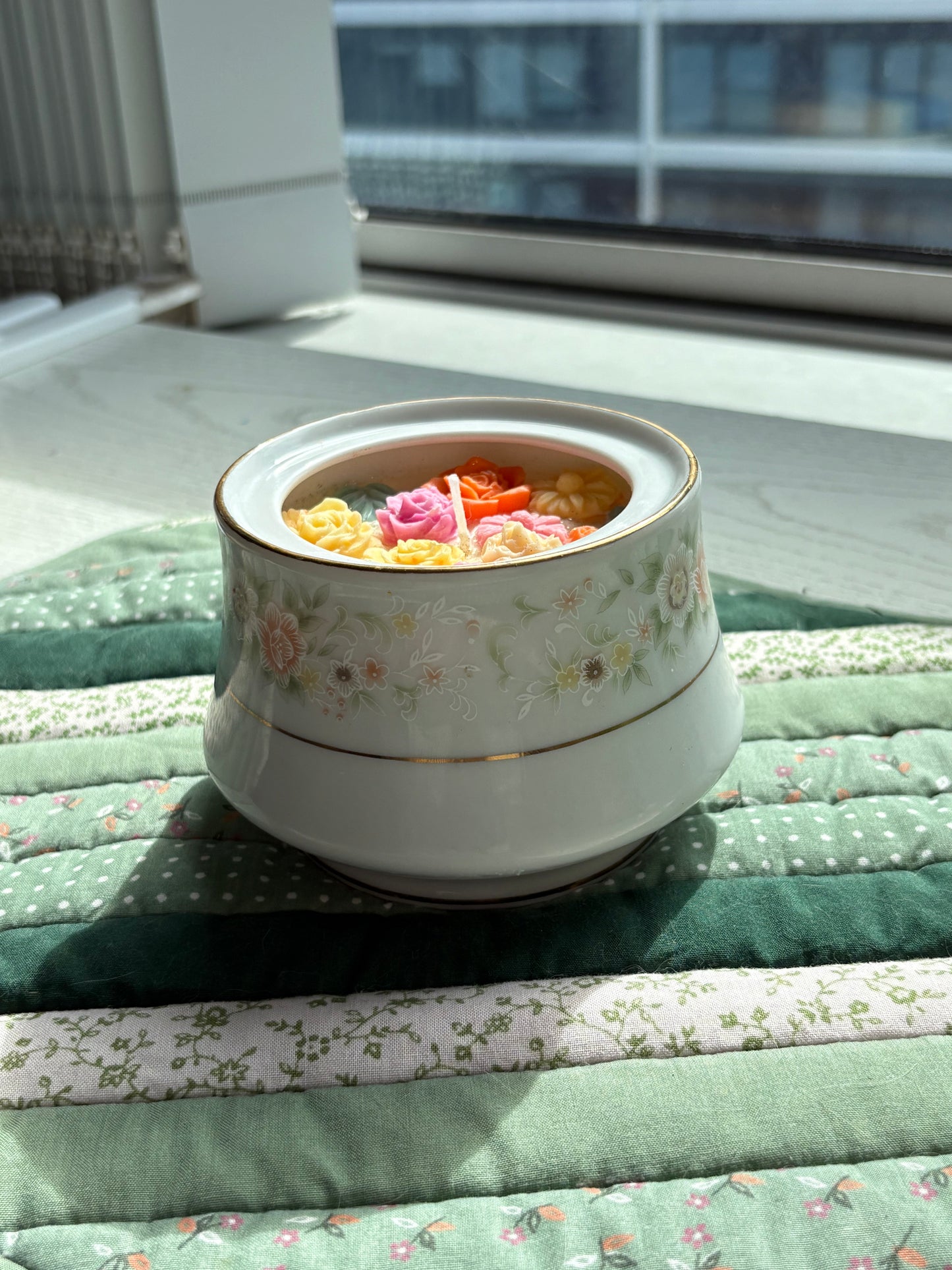 Upcycled Scented Candle | Ceramic Jar