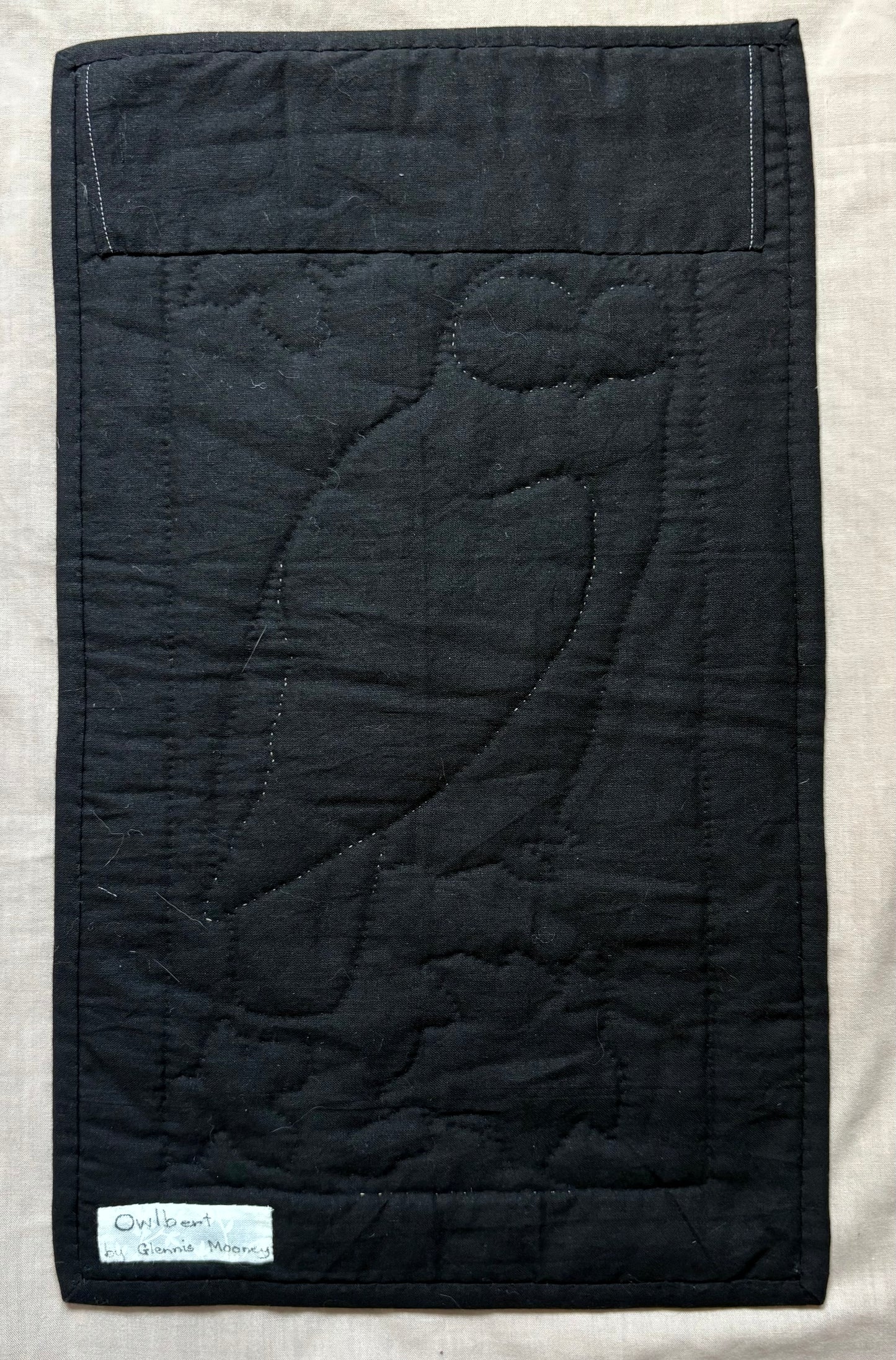 “Owlbert” Handmade Quilt Wall Hanging