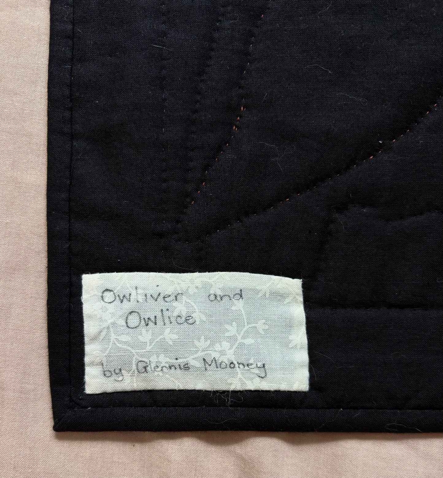“Owliver and Owlice” Handmade Quilt Wall Hanging