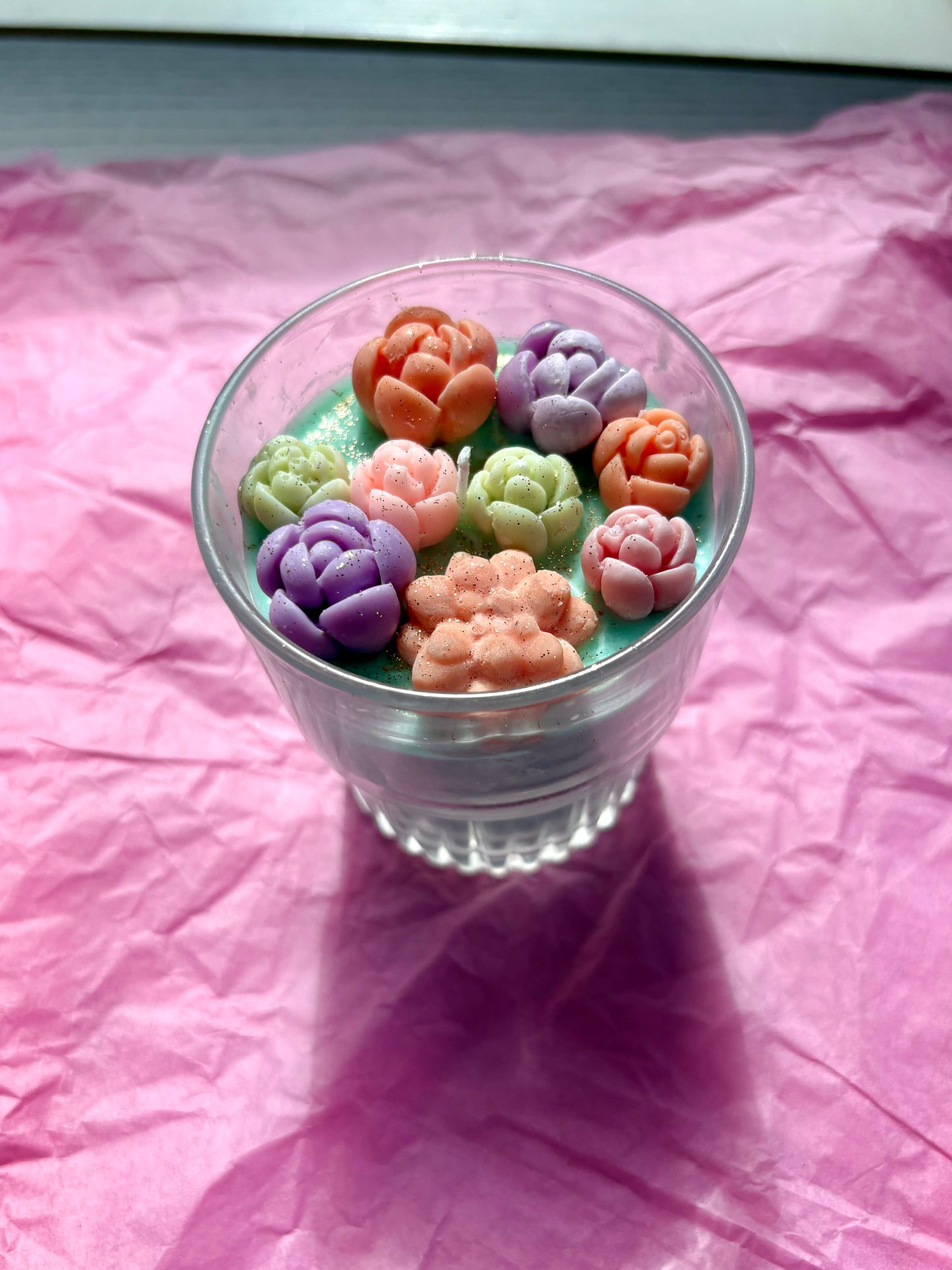 Upcycled Scented Candle | Glass