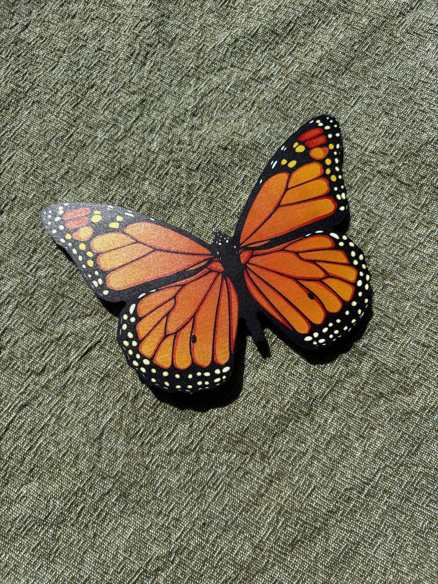 Monarch Butterfly Upcycled Fridge Magnet