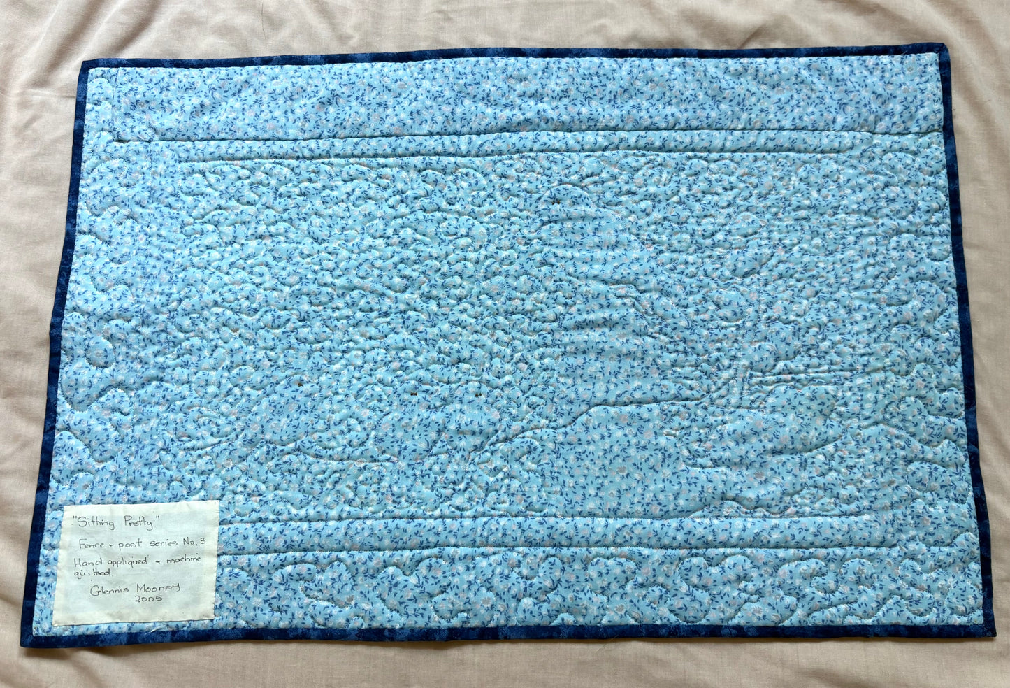 “Sitting Pretty” Handmade Quilt Wall Hanging