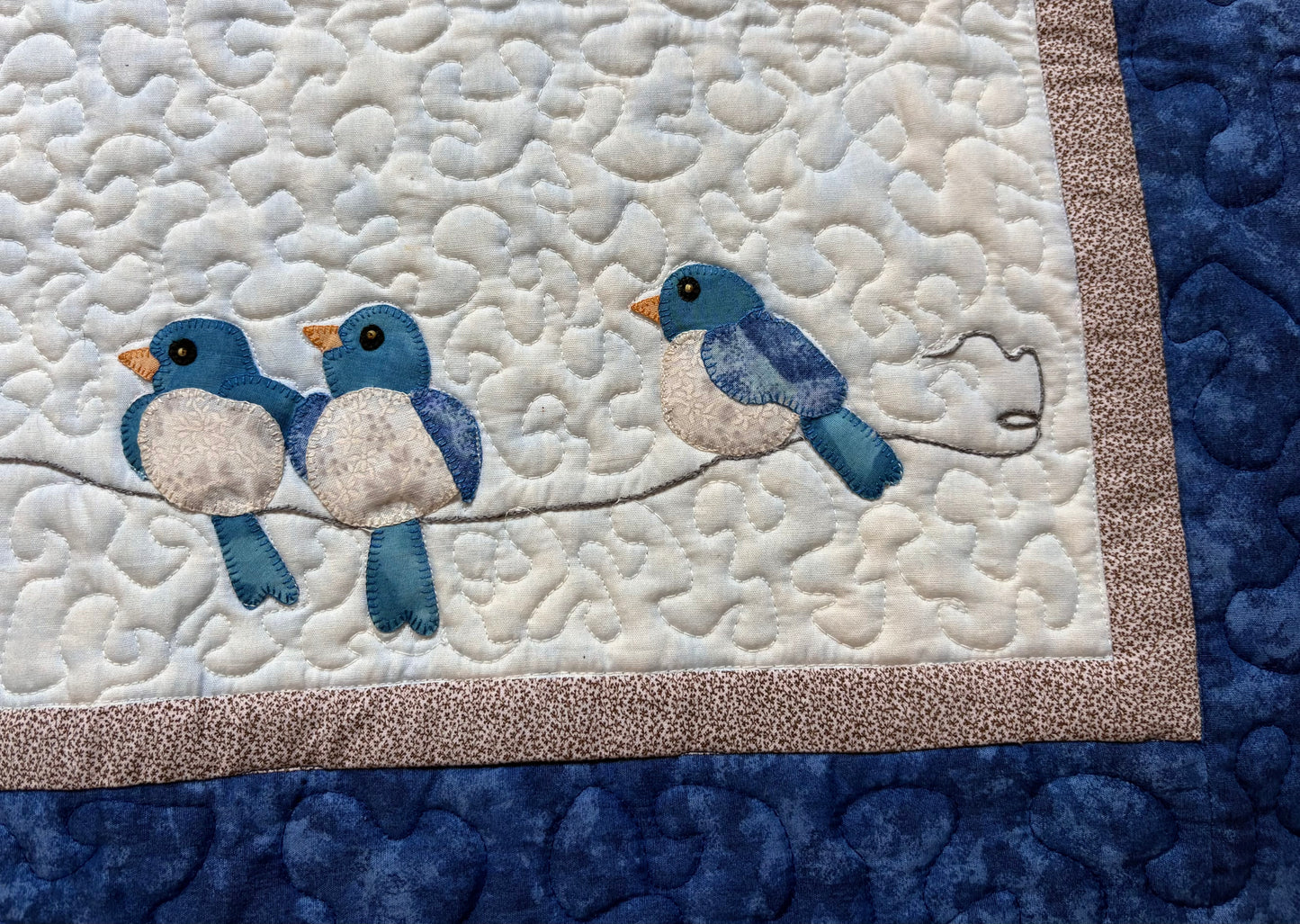 “Sitting Pretty” Handmade Quilt Wall Hanging