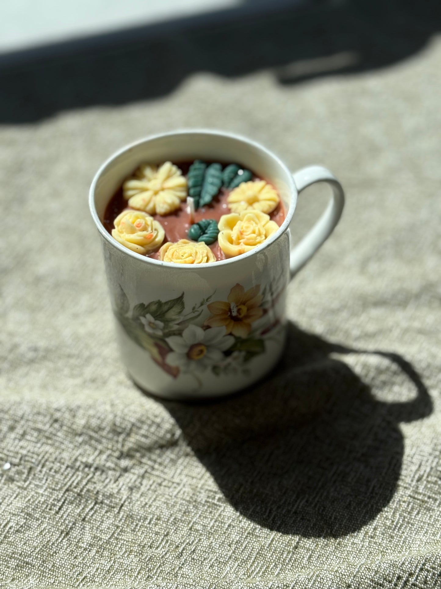 Upcycled Scented Candle | Teacup