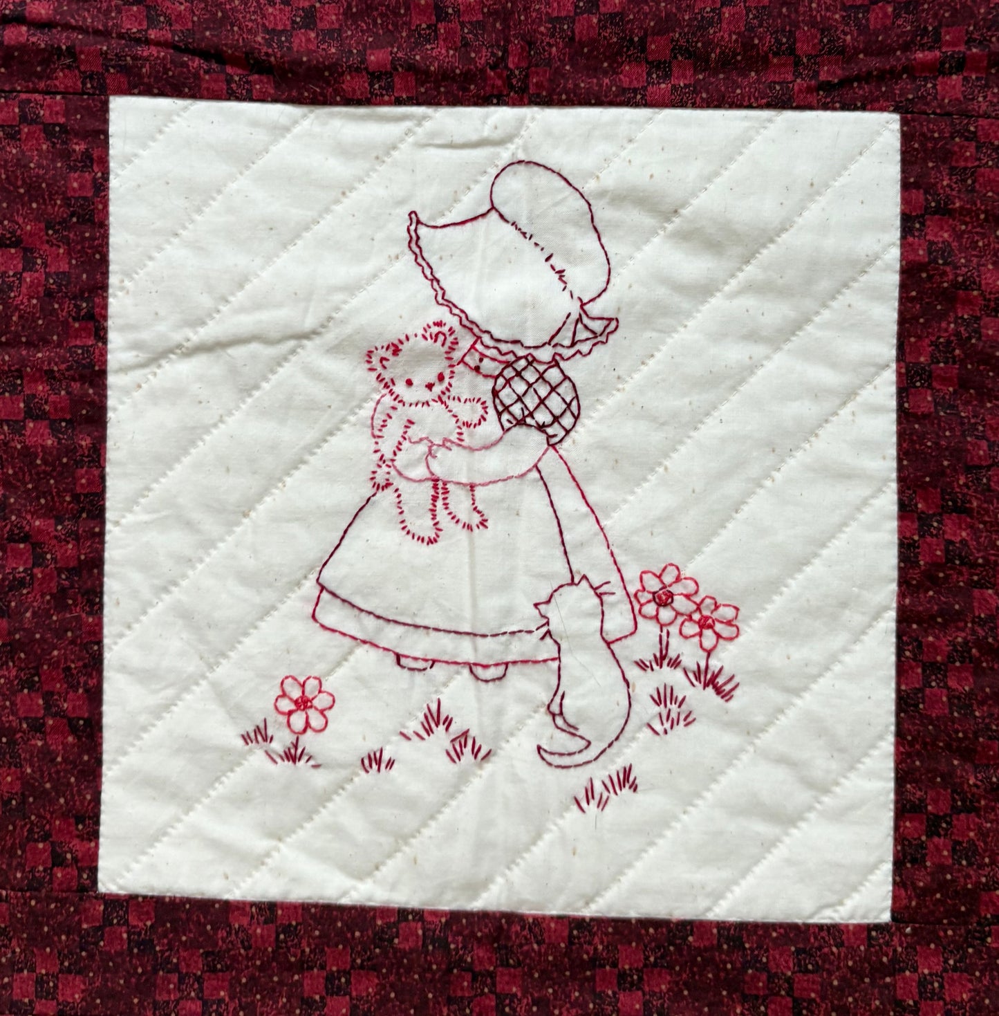 “Red Girls” Handmade Quilt Wall Hanging