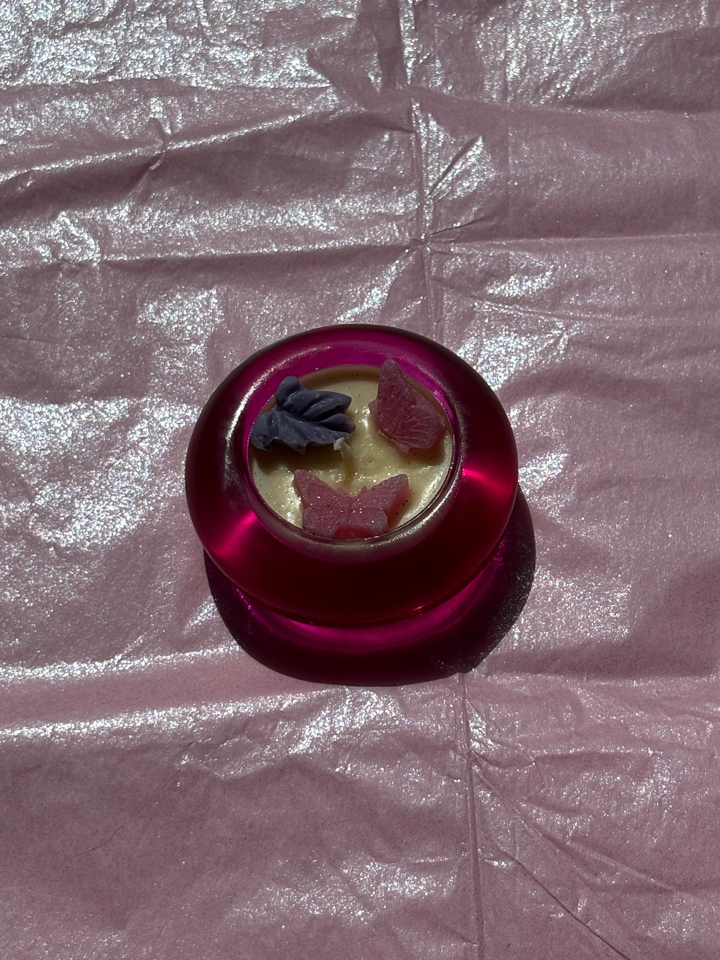 Upcycled Scented Candle | Pink Tealights