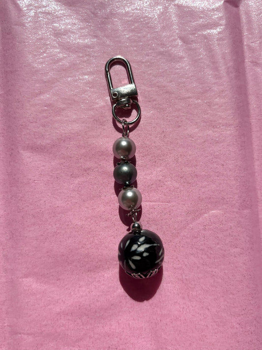 Mini clip keychain | Grey