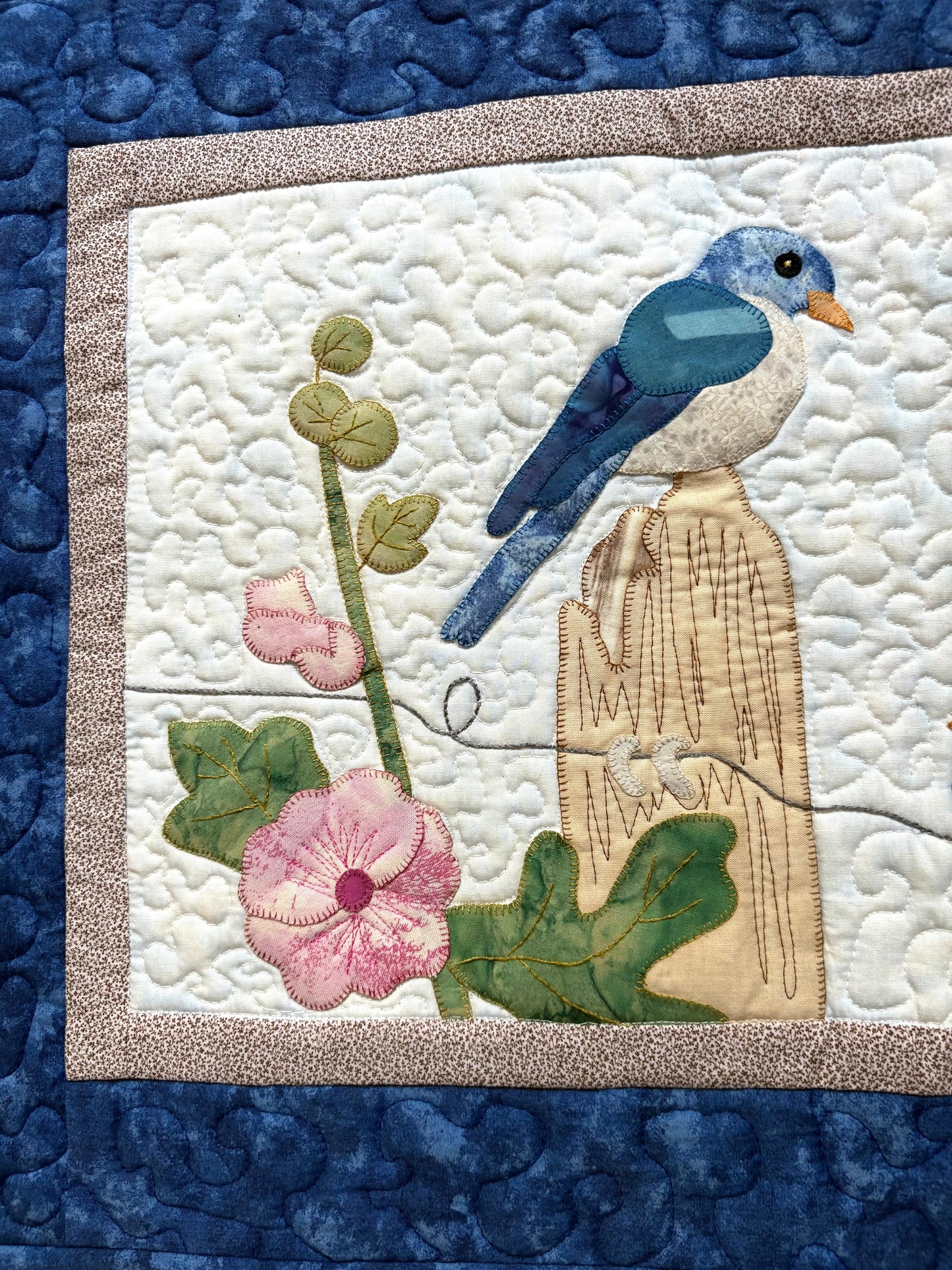 “Sitting Pretty” Handmade Quilt Wall Hanging