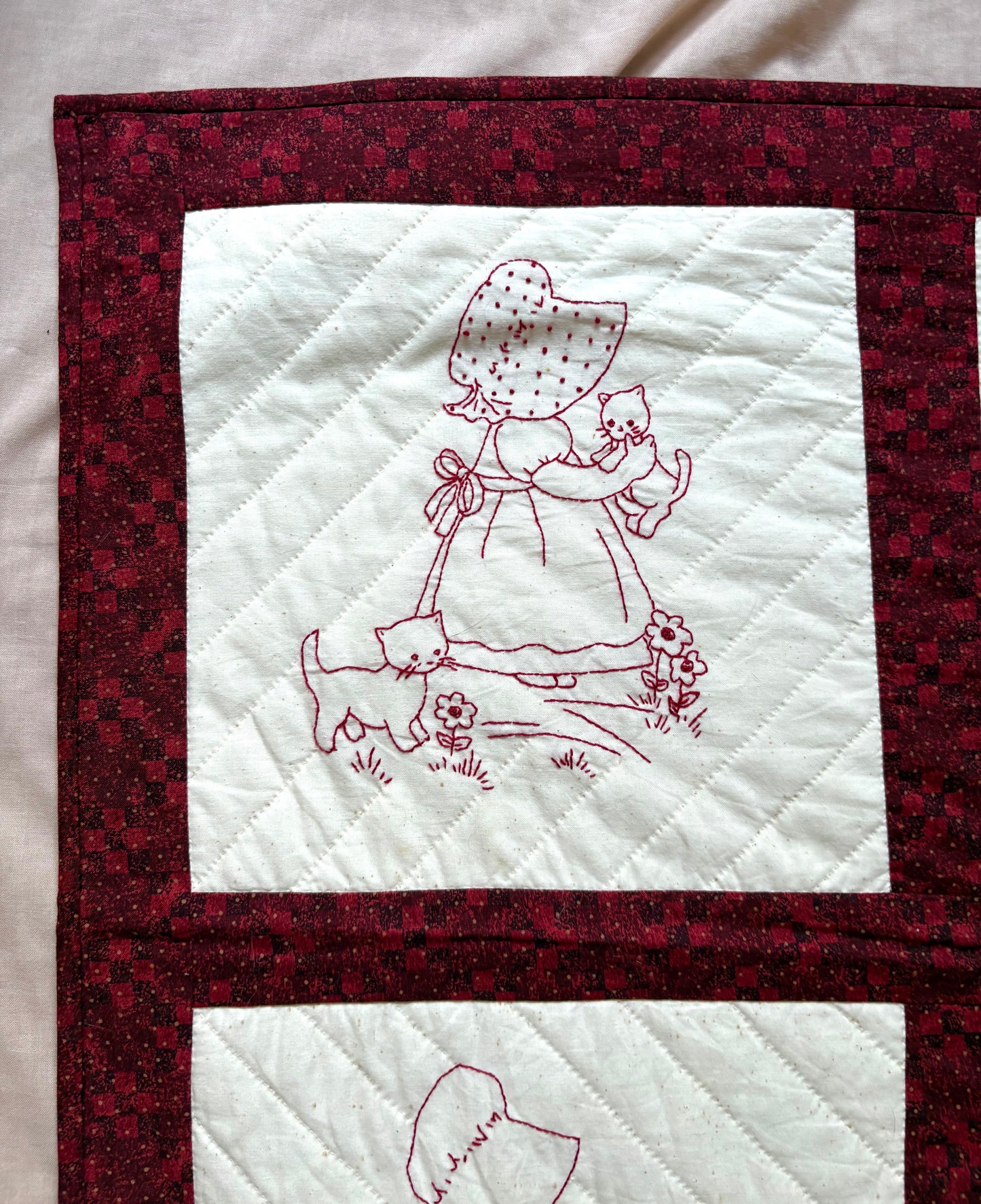 “Red Girls” Handmade Quilt Wall Hanging
