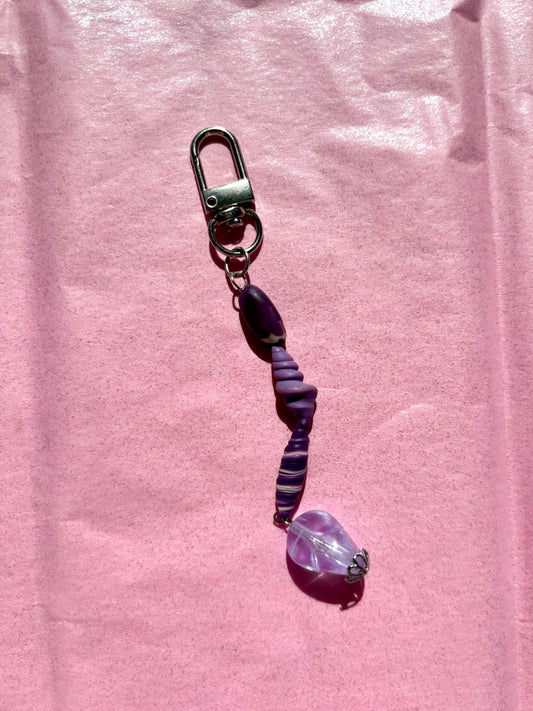 Mini clip keychain | Purple