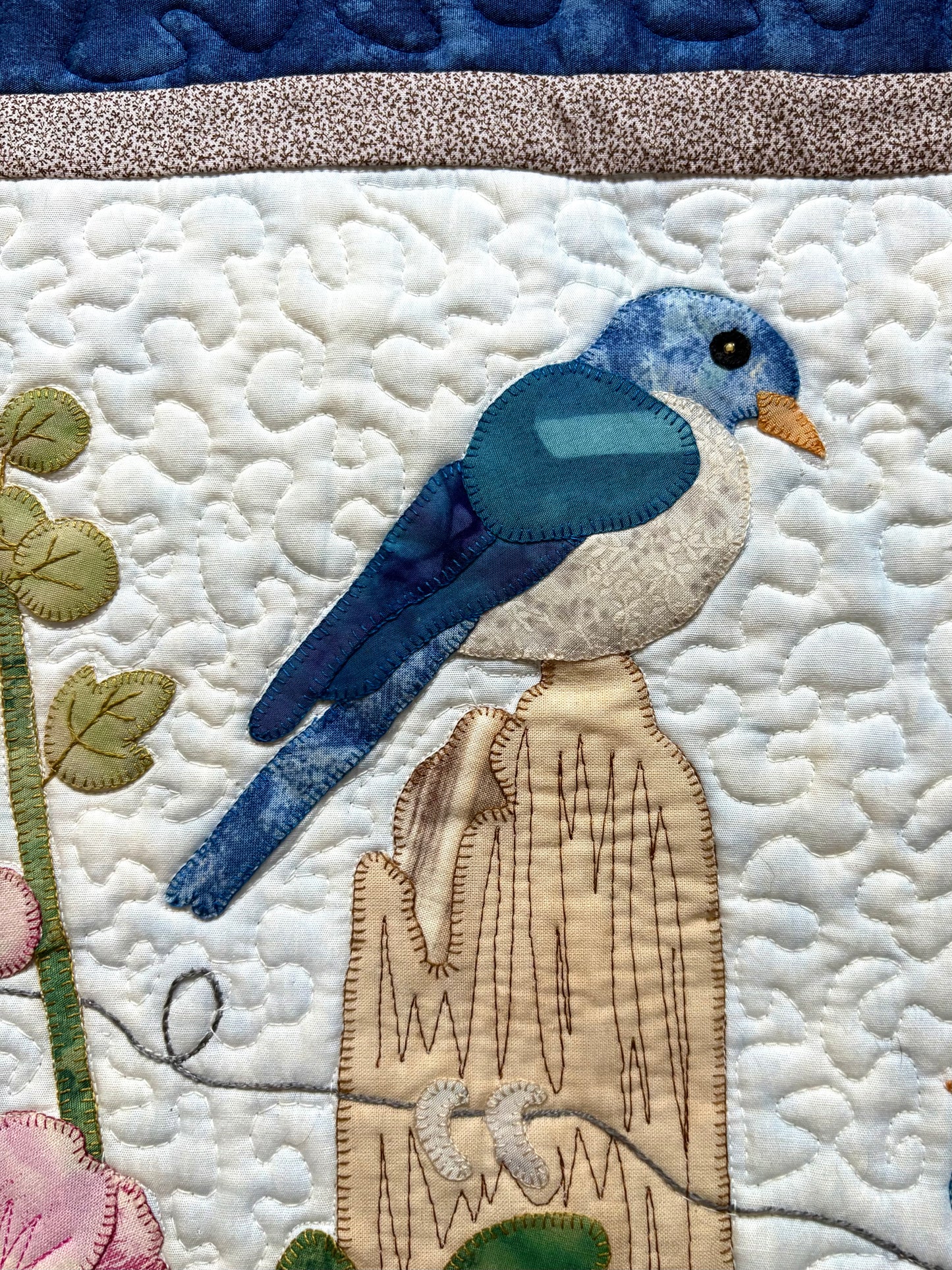 “Sitting Pretty” Handmade Quilt Wall Hanging