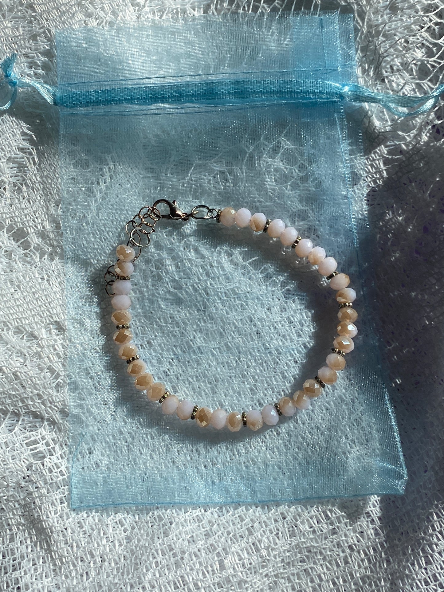 Beaded bracelet | Pink