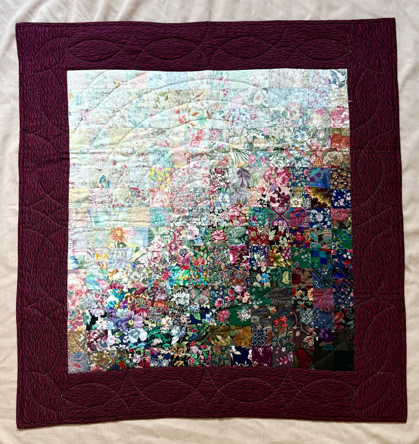 “Gradient” Handmade Quilt Wall Hanging