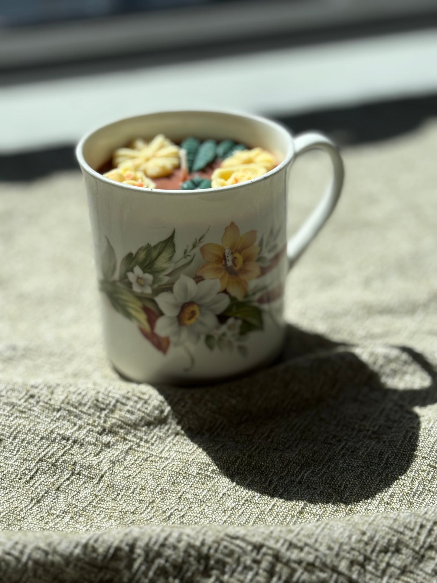Upcycled Scented Candle | Teacup