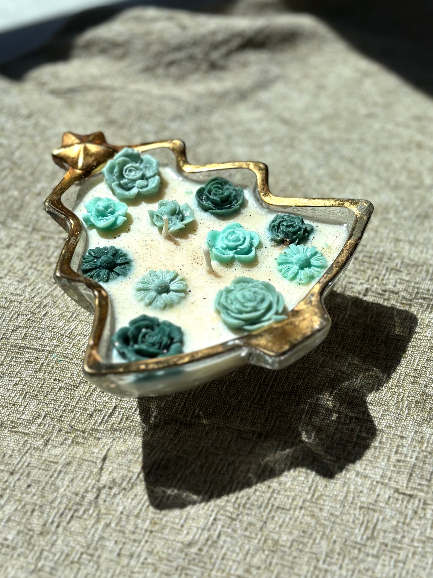 Upcycled Scented Candle | Christmas Tree